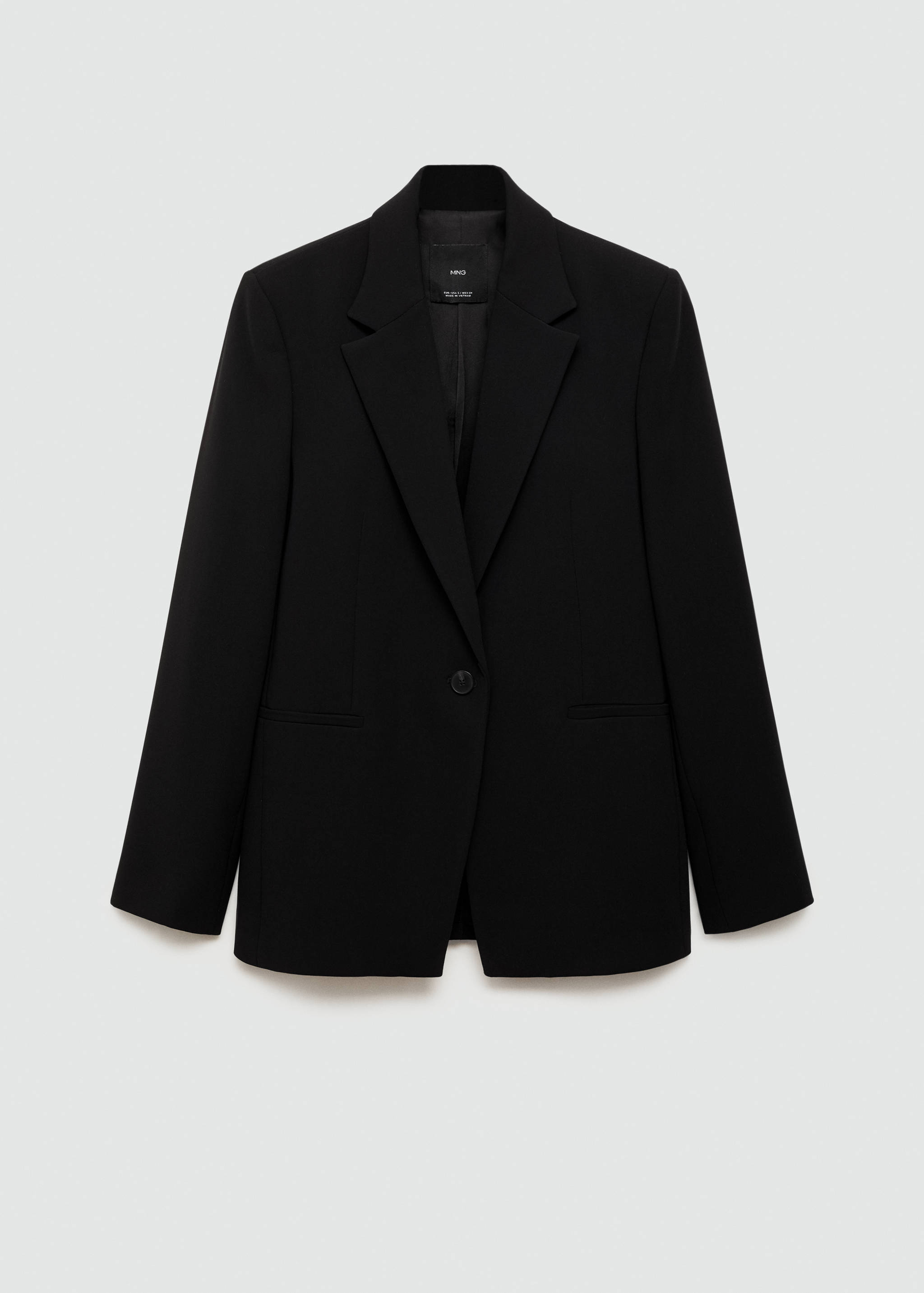 Straight-fit suit blazer - Article without model