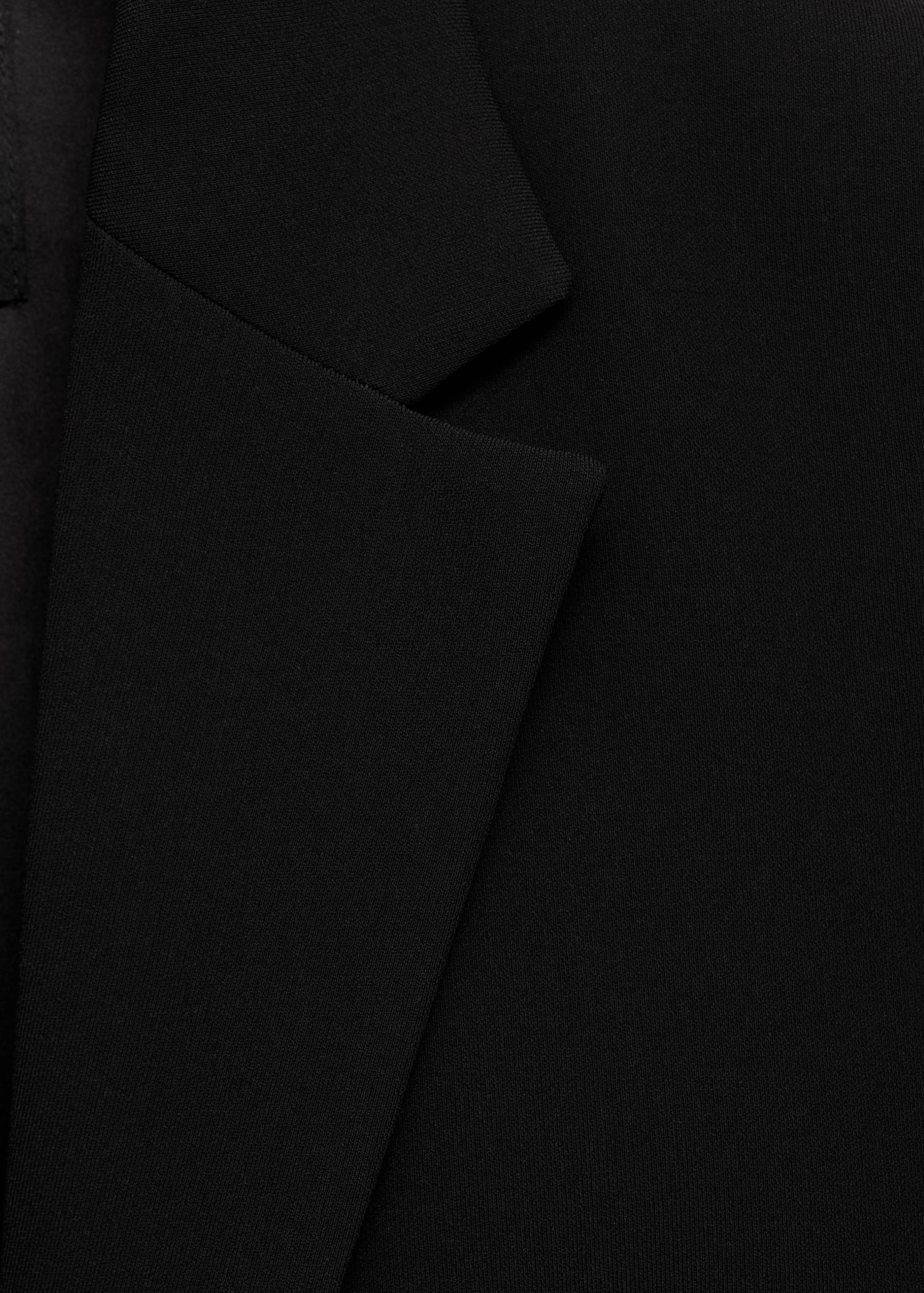Straight-fit suit blazer - Details of the article 0