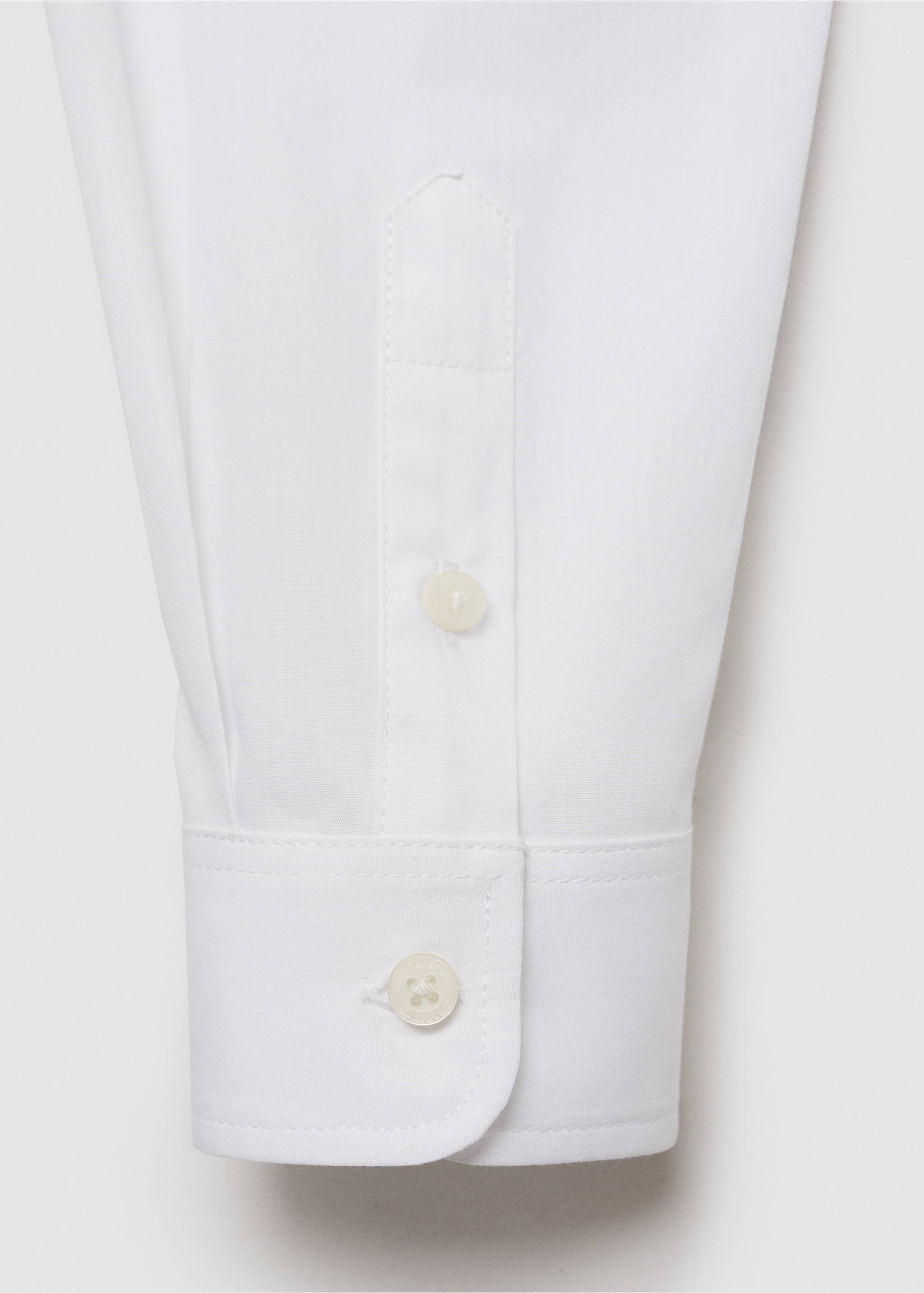 Рубашка regular fit из хлопка - Деталь изделия 0, Белый. Ref: 77014777-00.