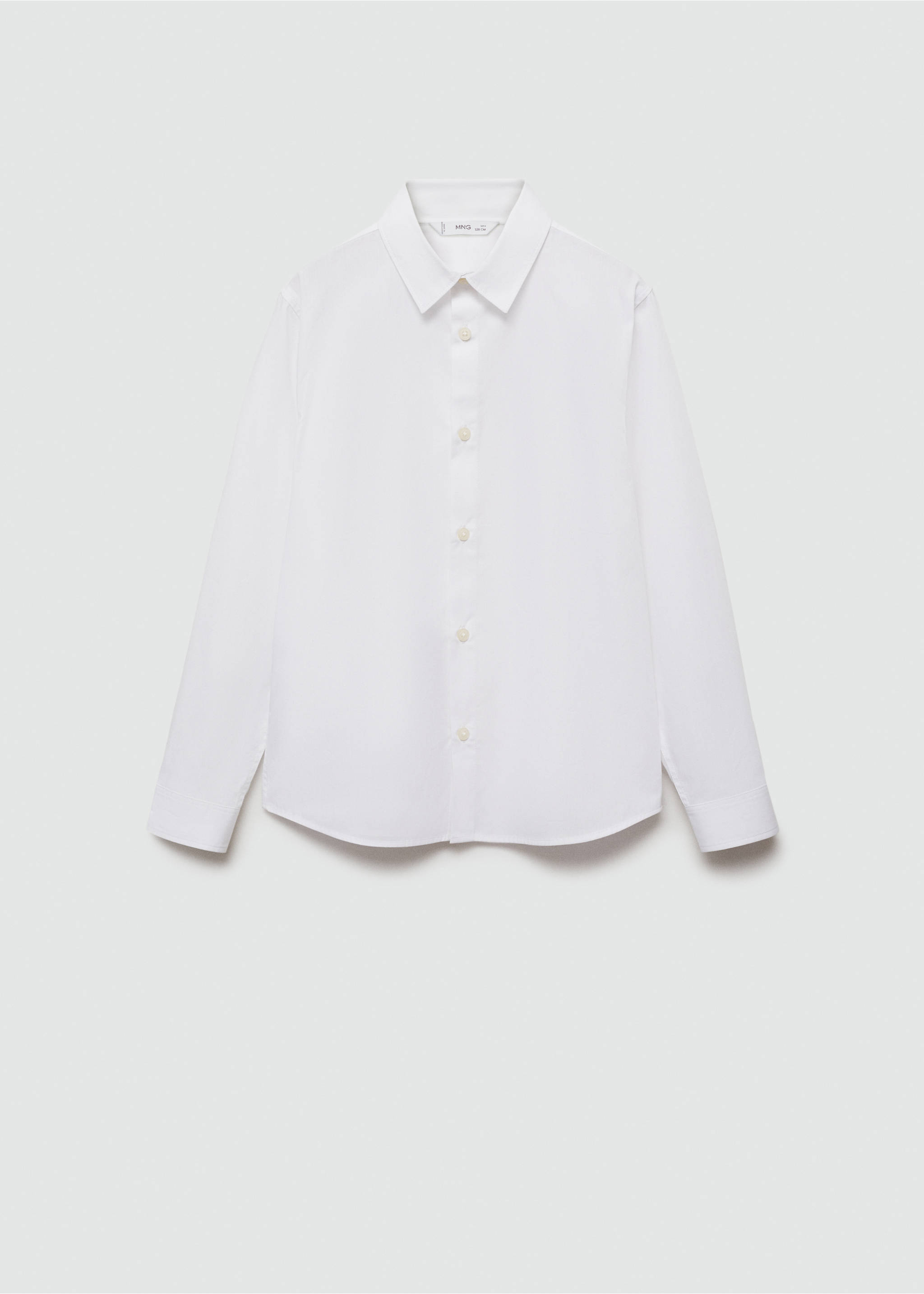 Рубашка regular fit из хлопка - Изделие без модели, Белый. Ref: 77014777-00.