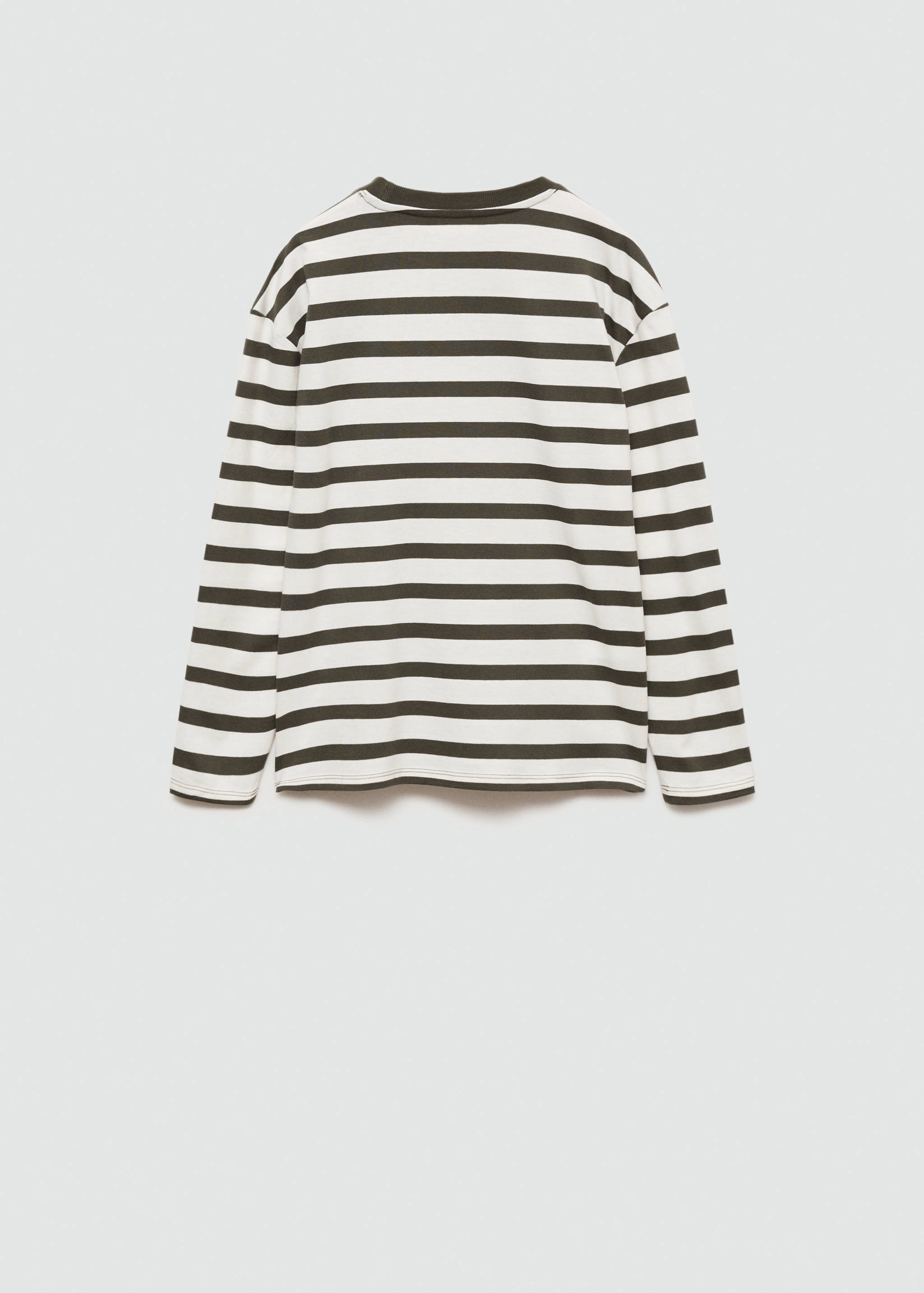 Striped long sleeves t-shirt - Reverse of the article
