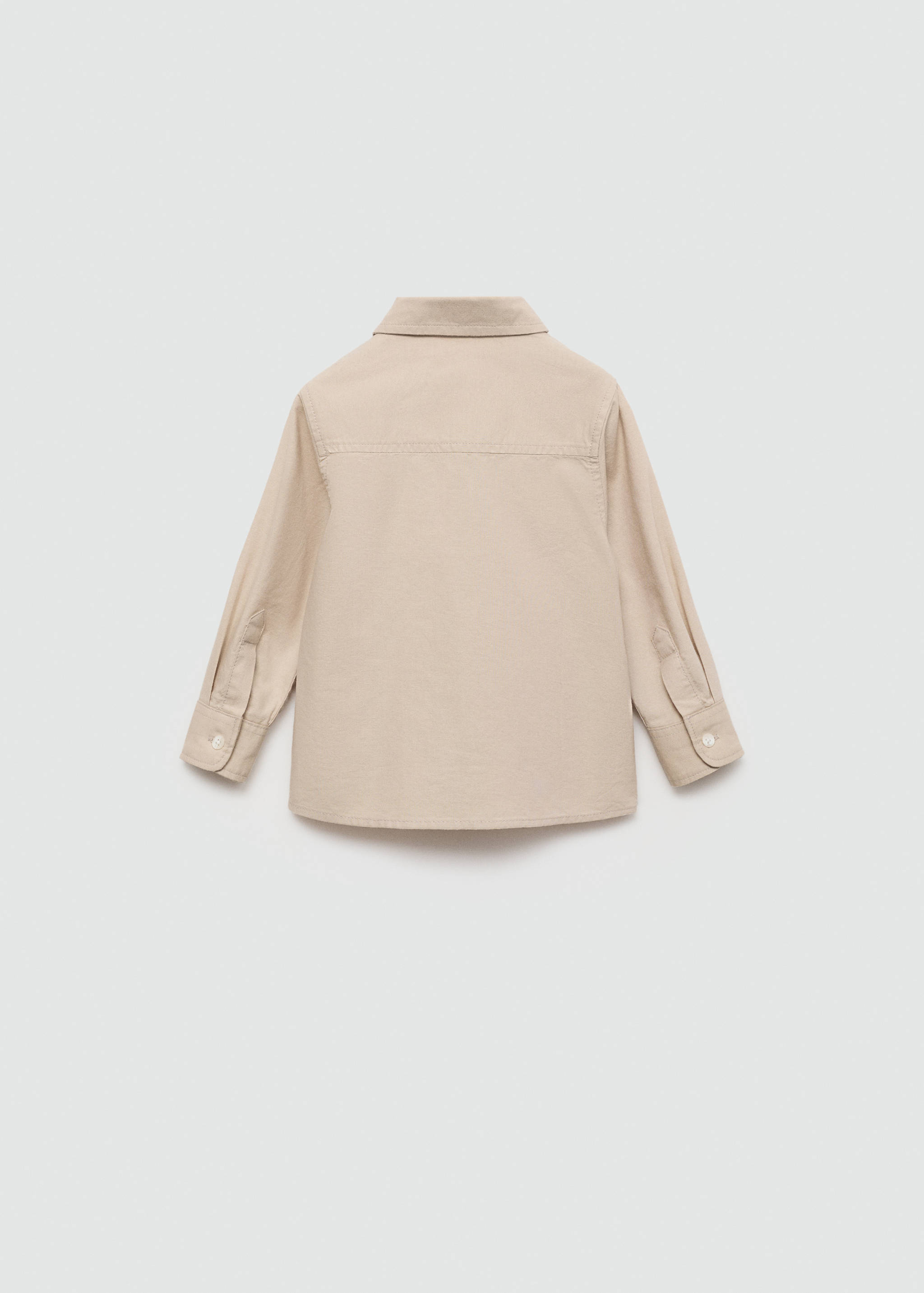Chest-pocket cotton shirt - Reverse of the article