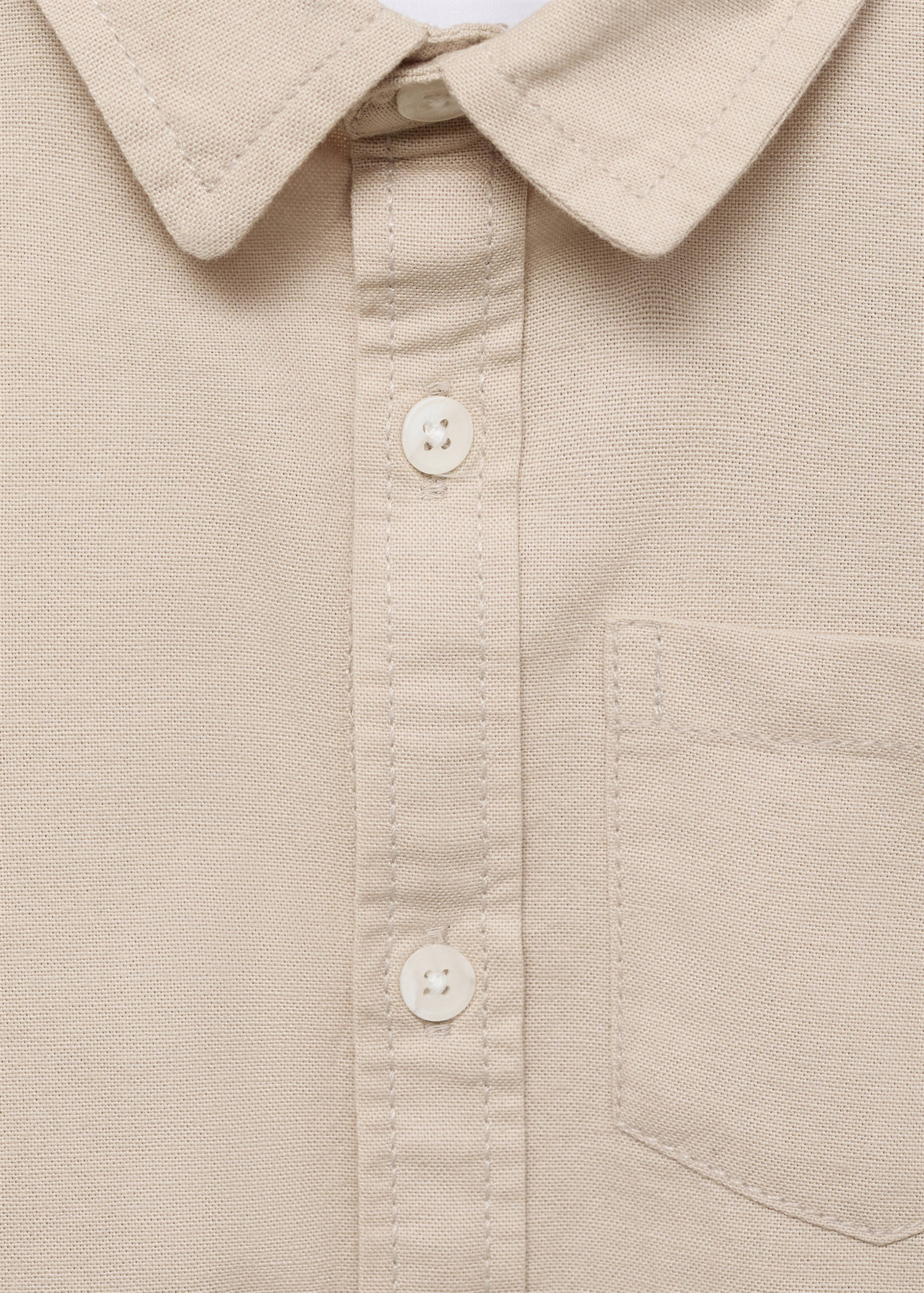 Chest-pocket cotton shirt - Details of the article 8
