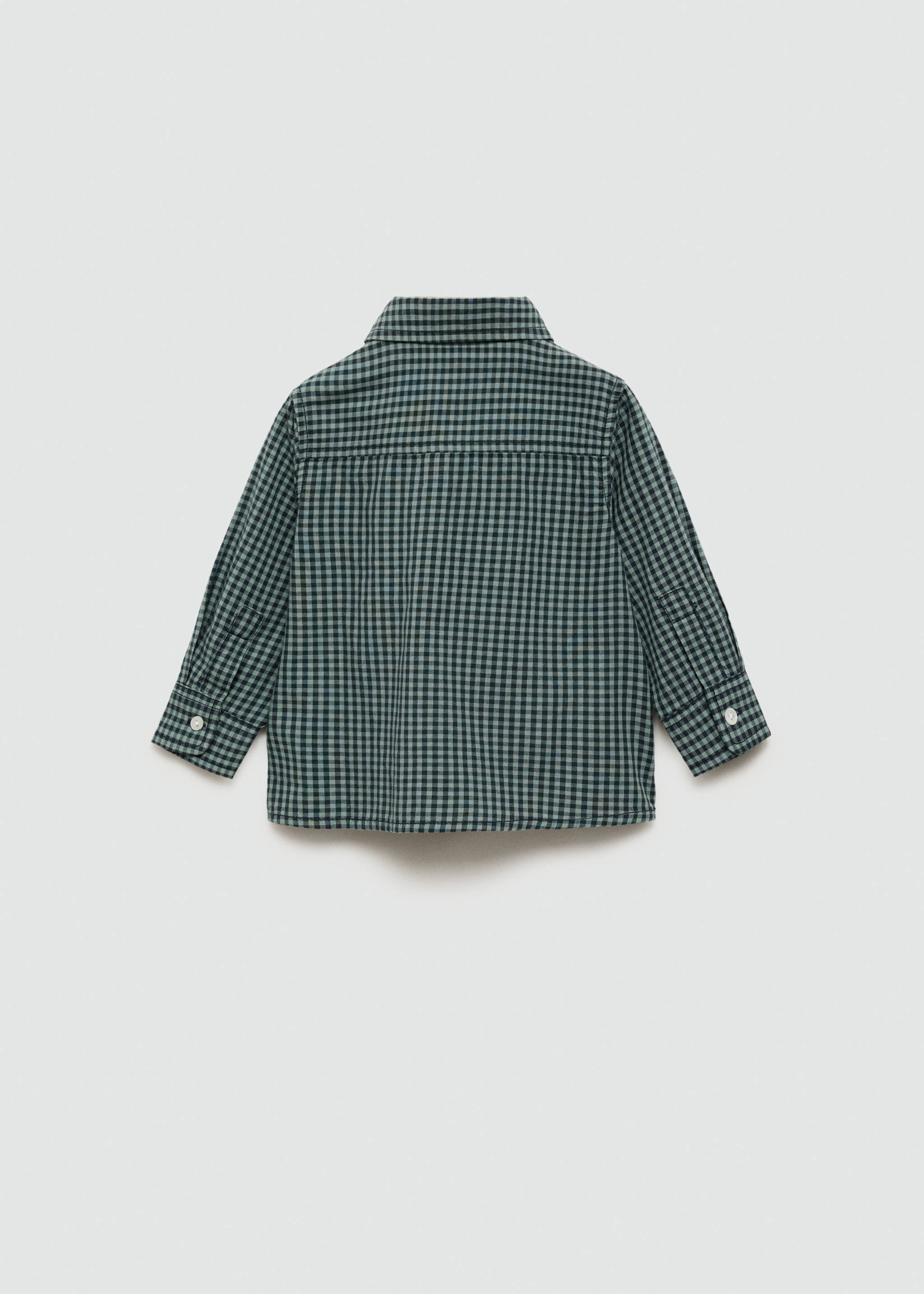 Gingham check shirt - Reverse of the article