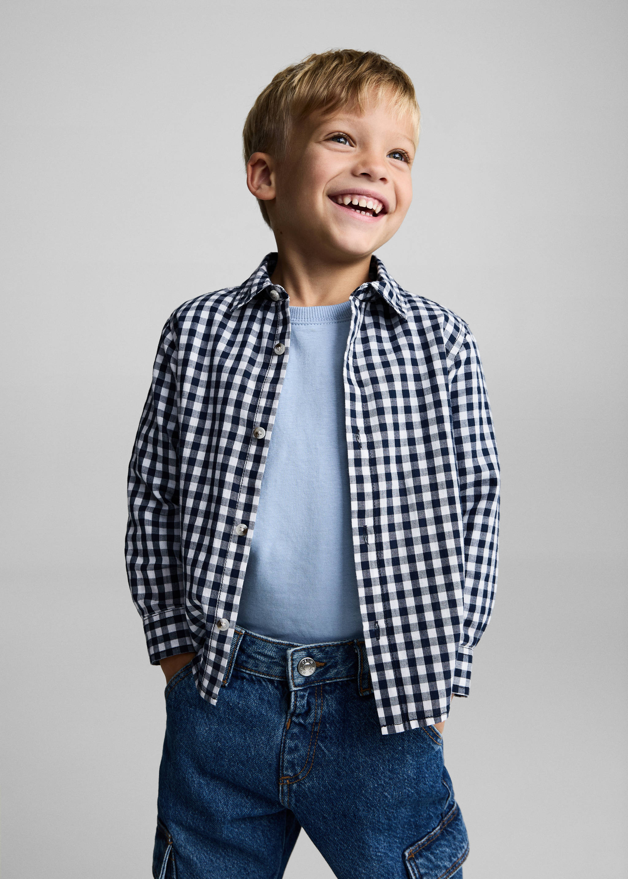 Camisa cuadros vichy - Plano medio