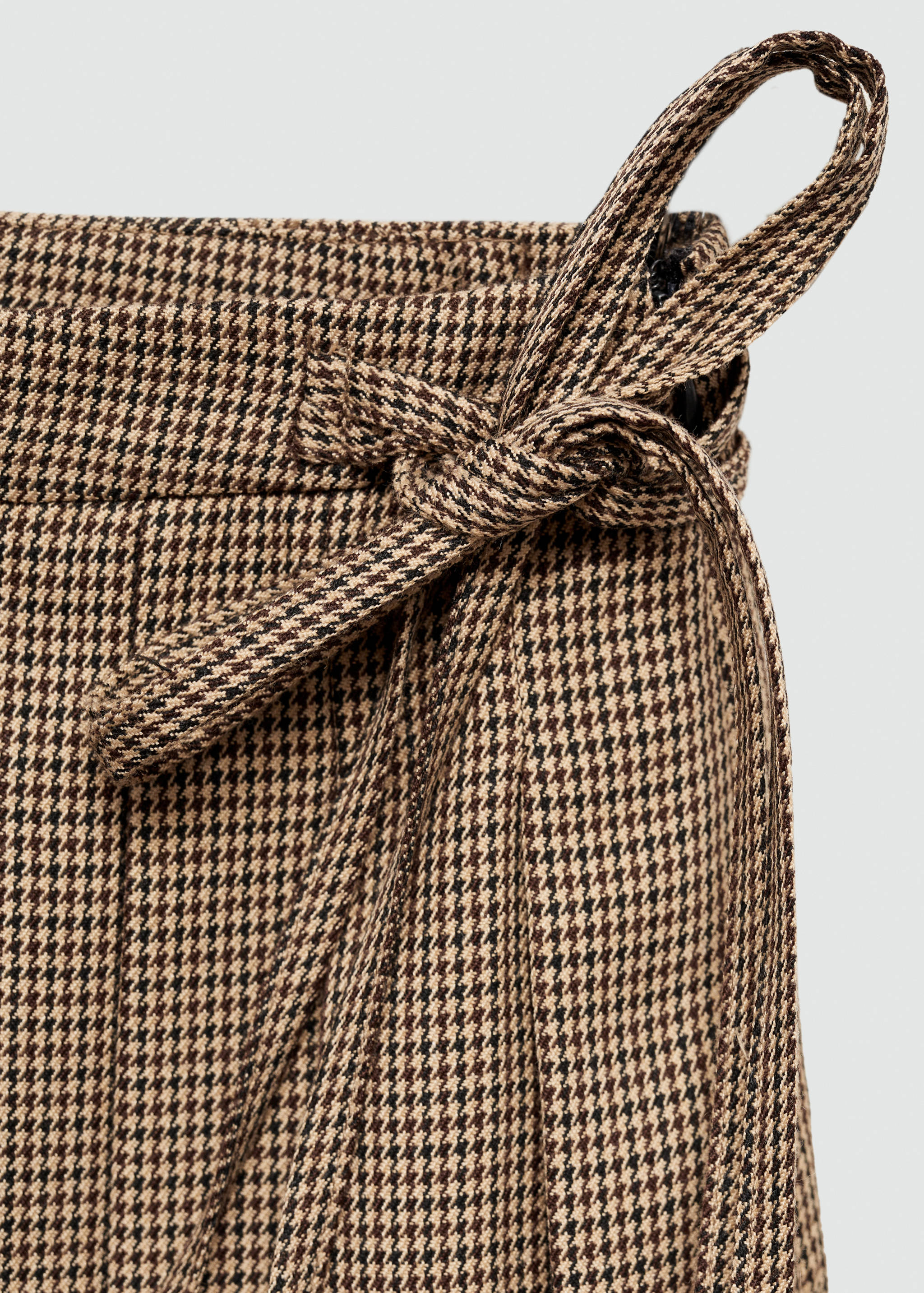 Houndstooth mini-skirt - Details of the article 8