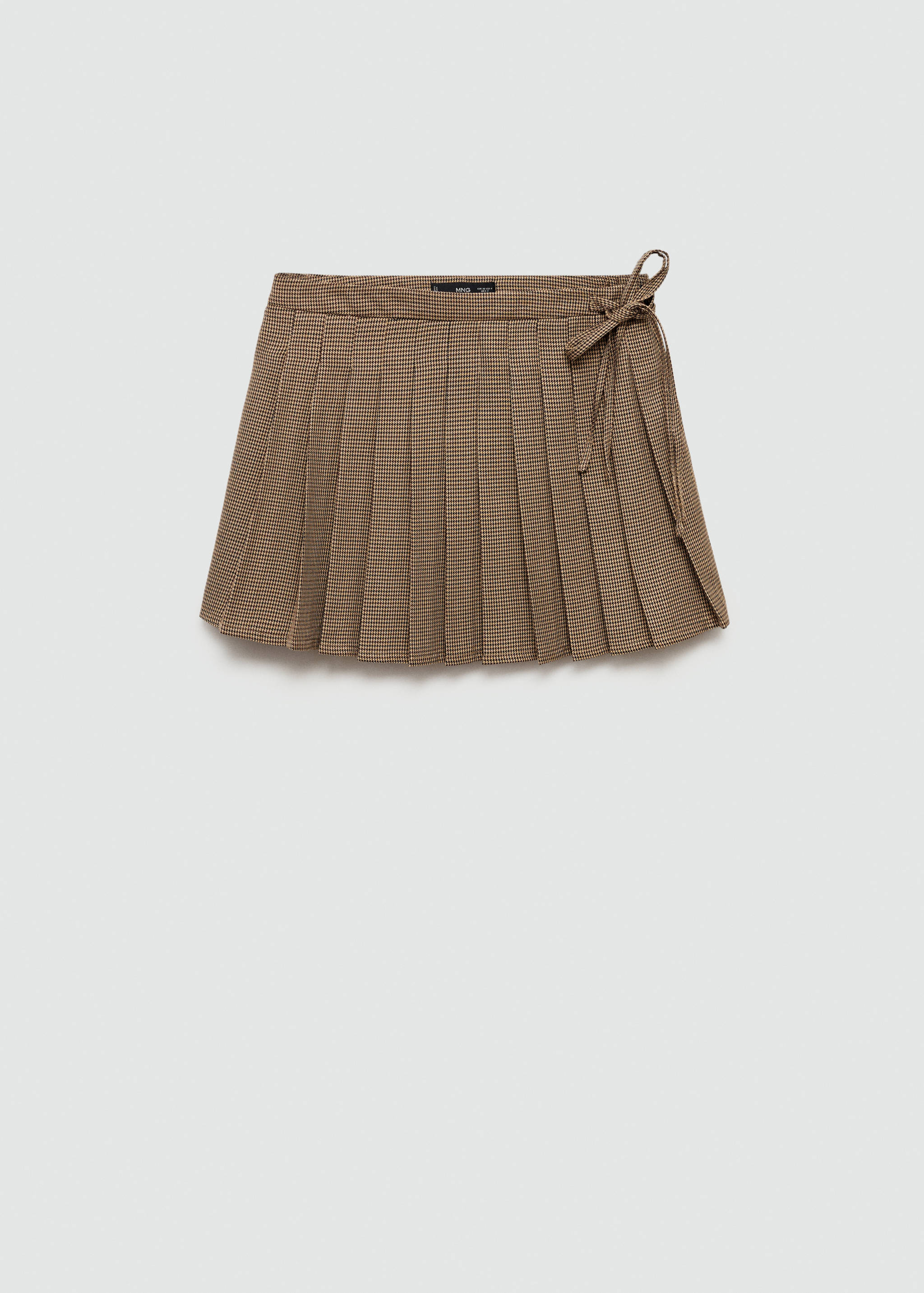 Houndstooth mini-skirt - Article without model
