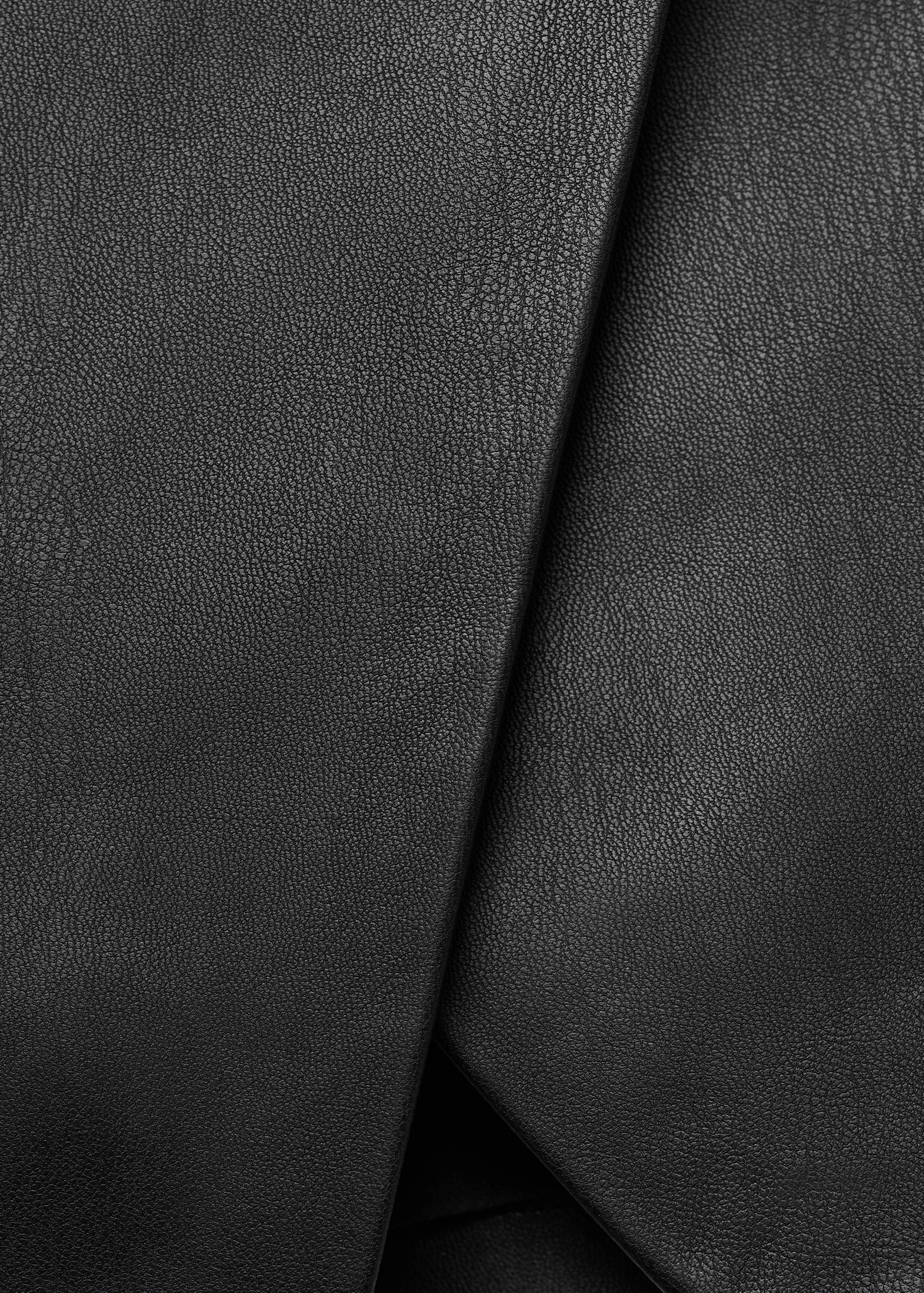 Faux-leather mini-skirt - Details of the article 8