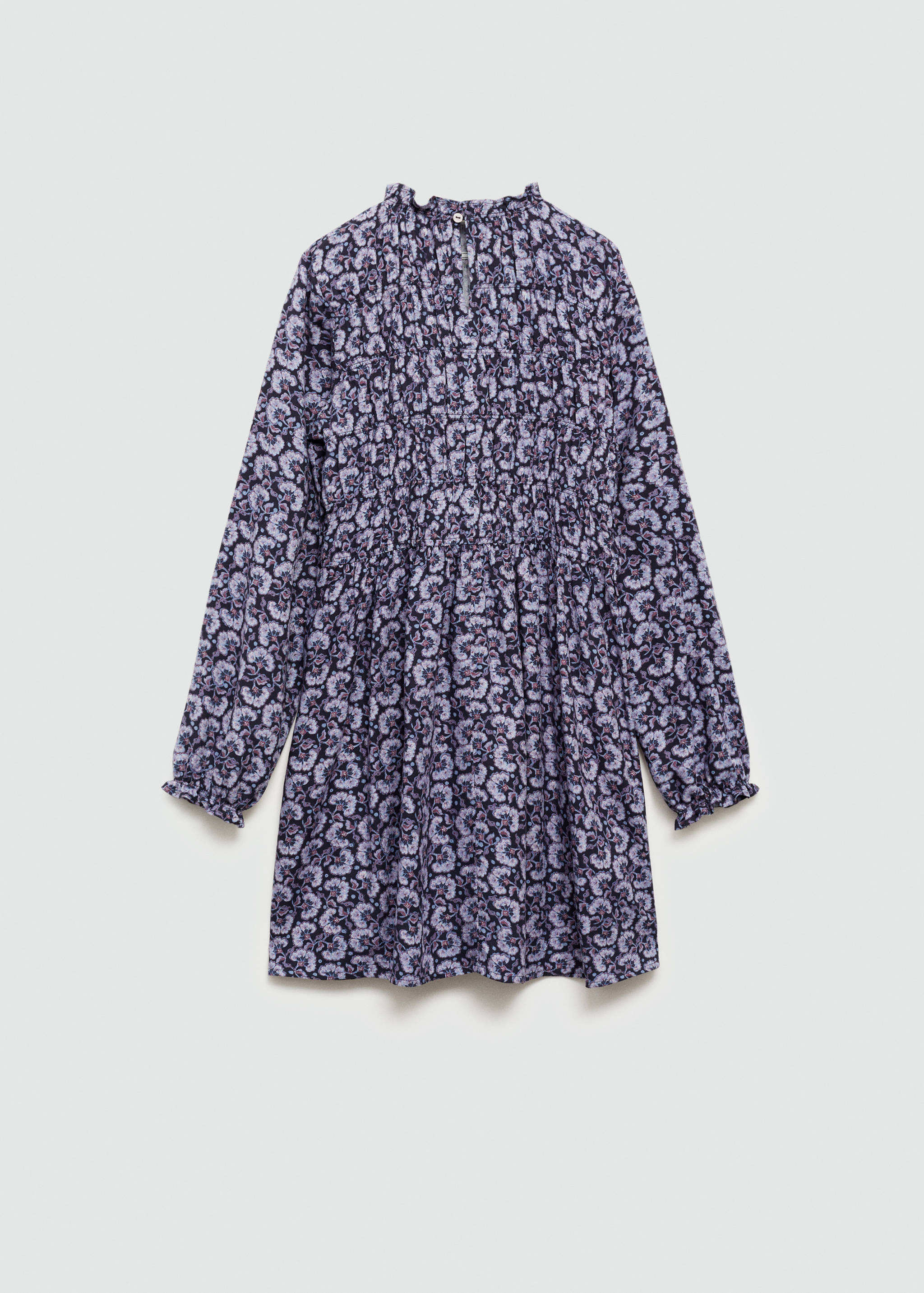 Flower print dress - Reverse of the article