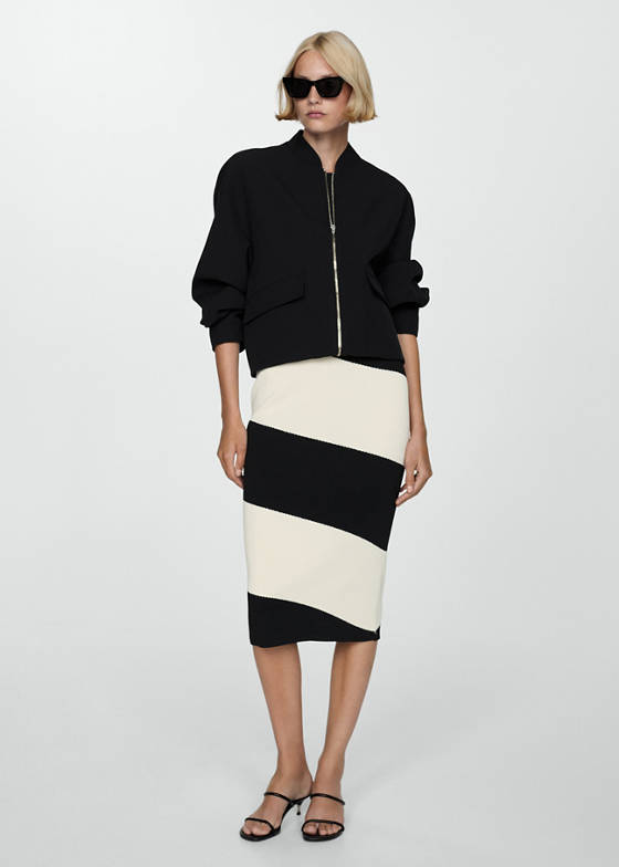 Oversize bomber ceket