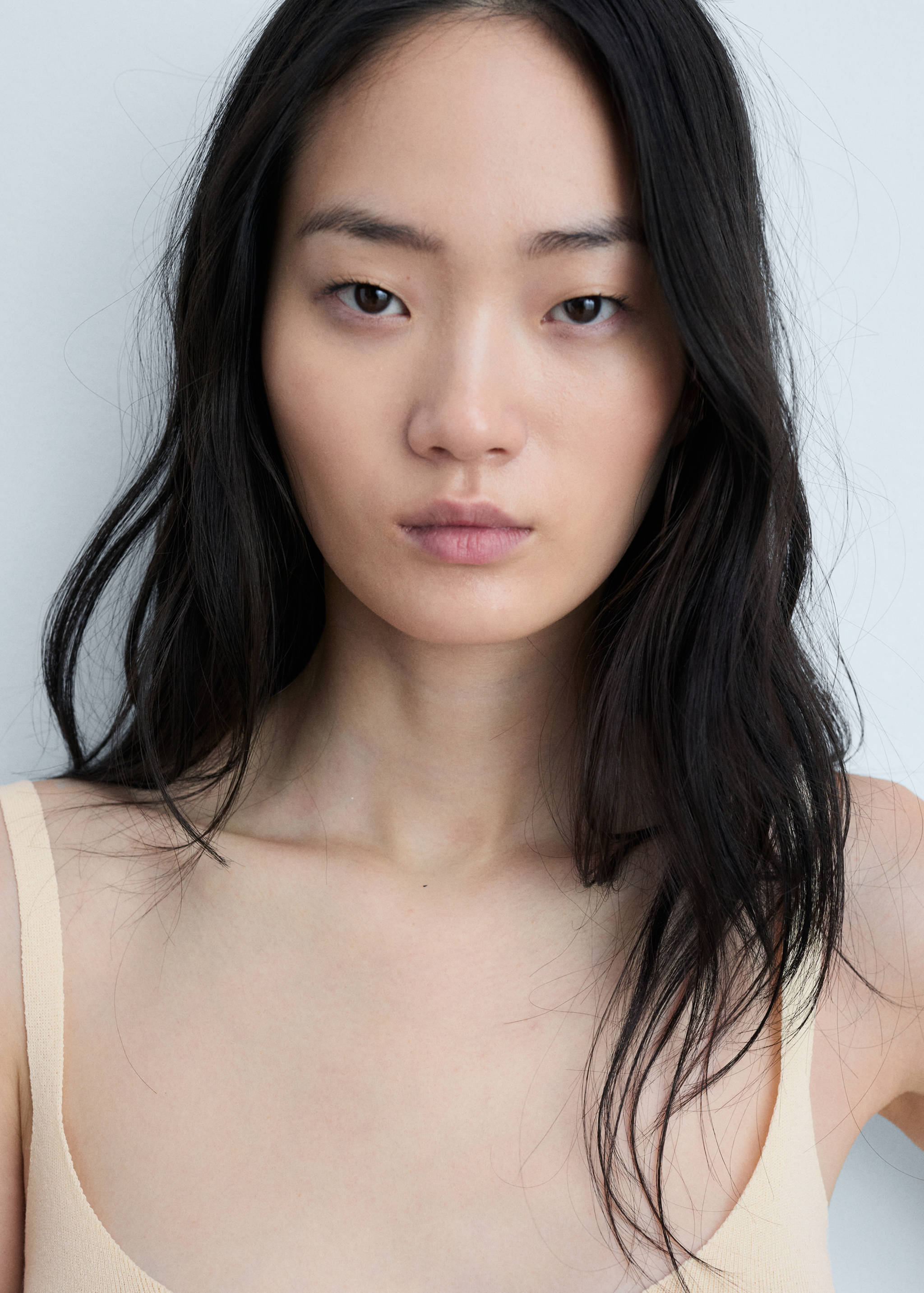 Knitted cropped top - Details of the article 1