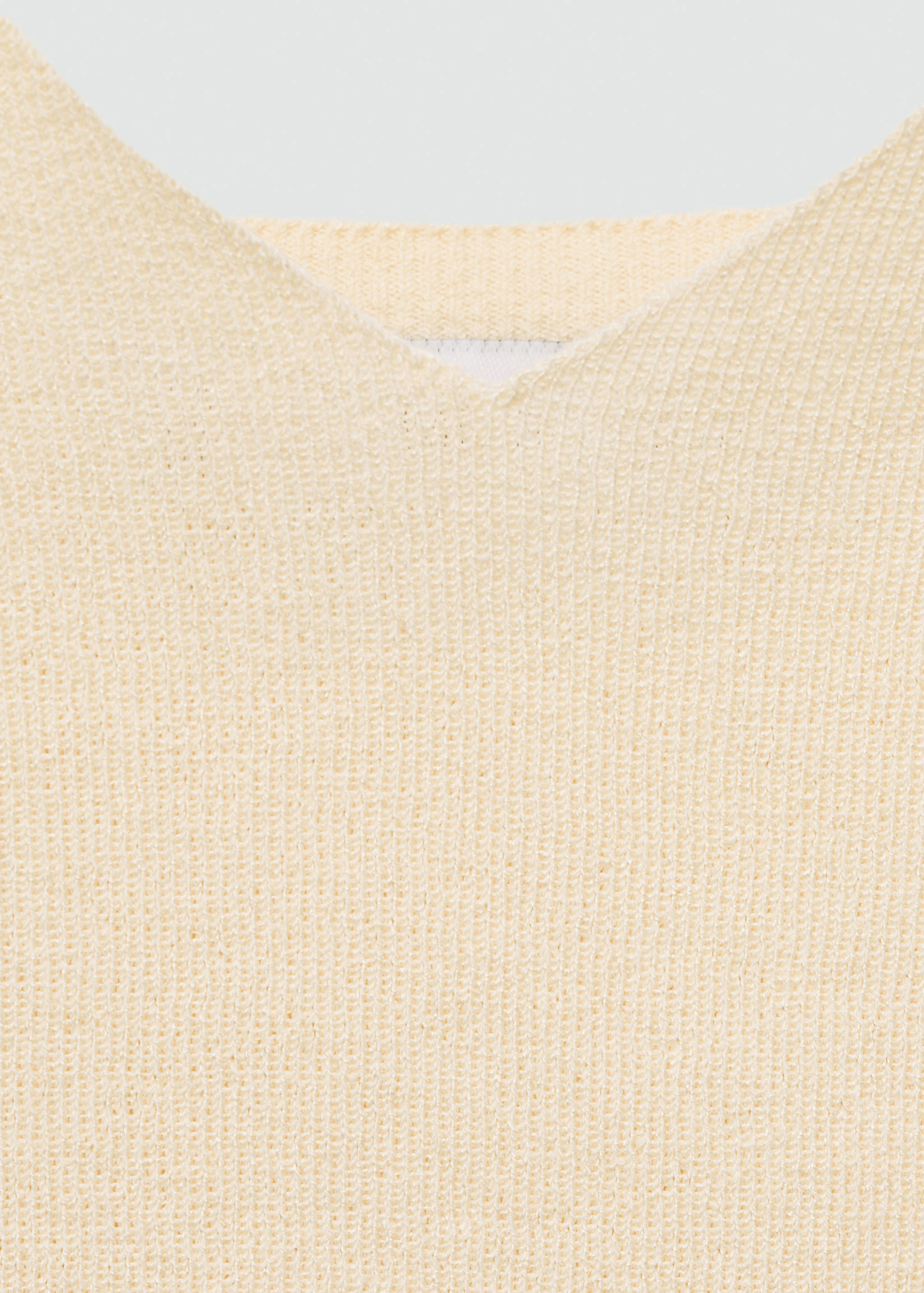 Knitted cropped top - Details of the article 8