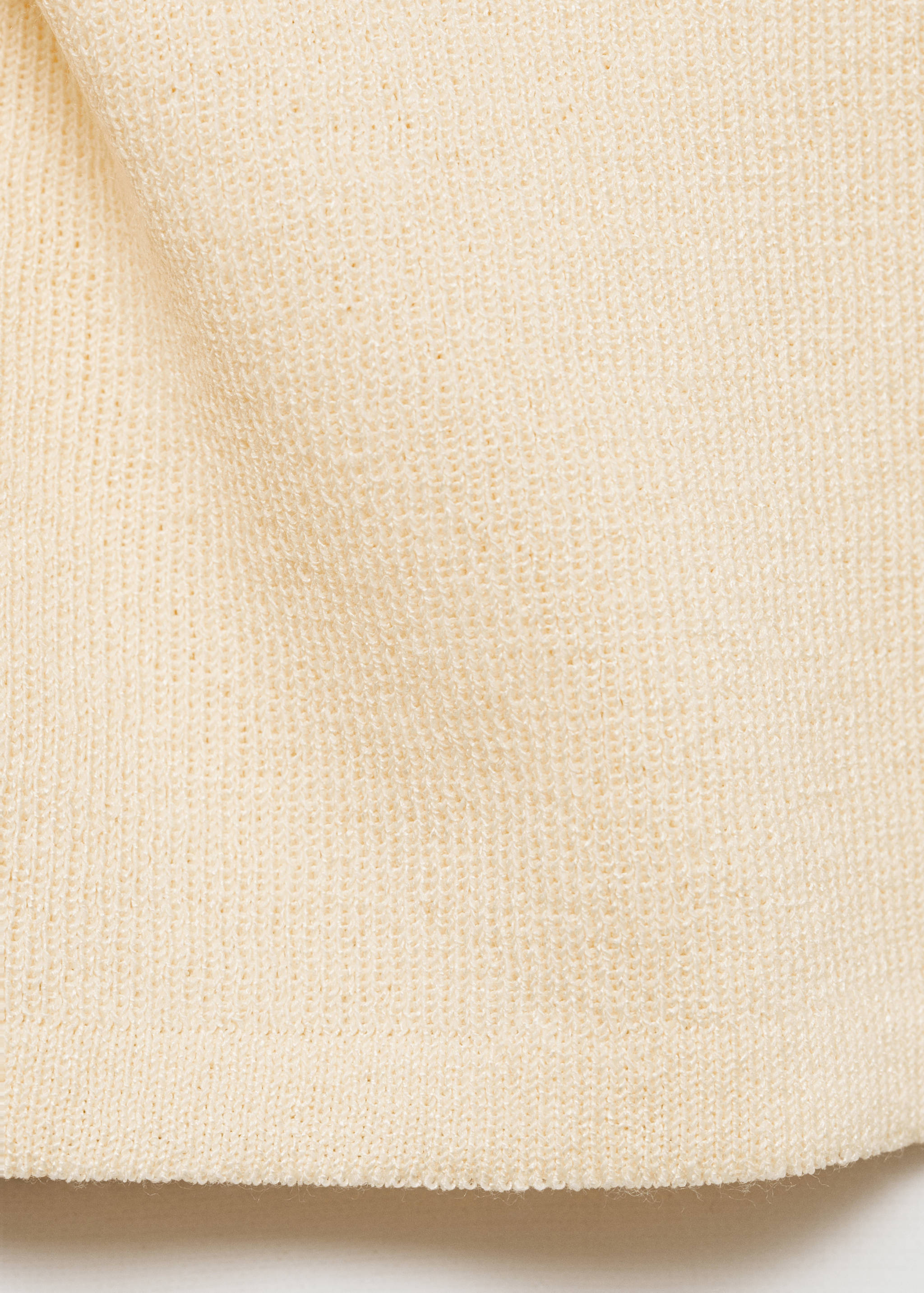 Knitted cropped top - Details of the article 0