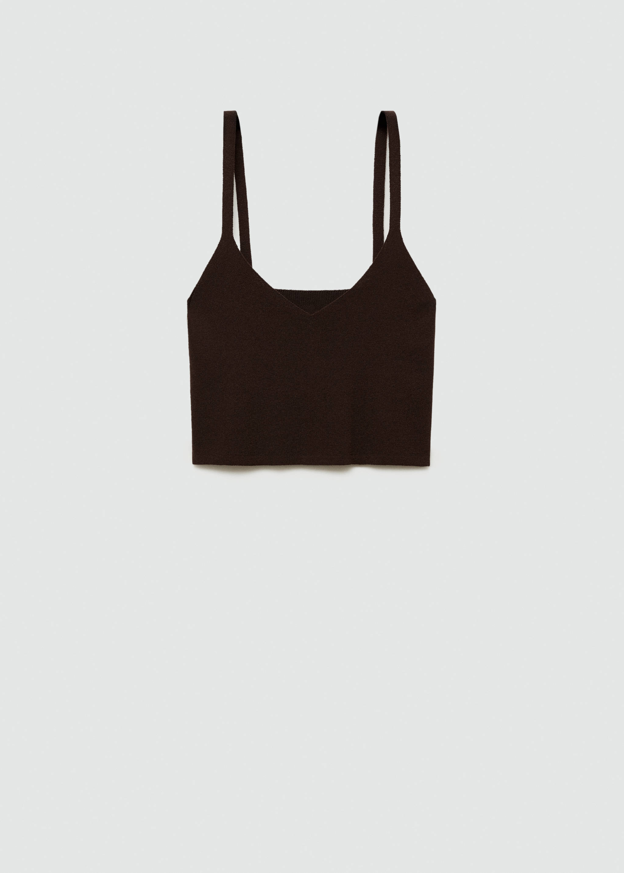 Knitted cropped top - Article without model