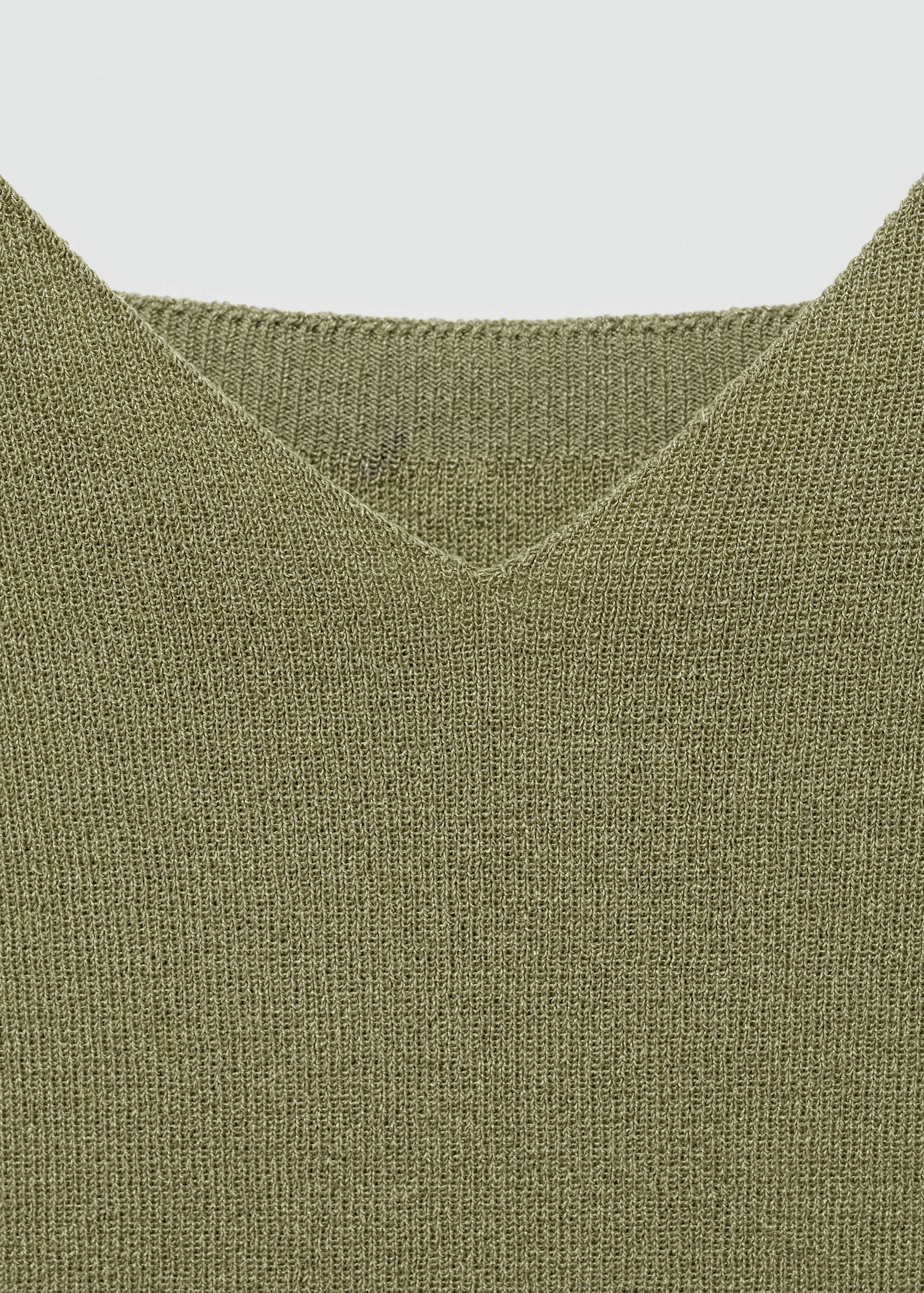 Knitted cropped top - Details of the article 8