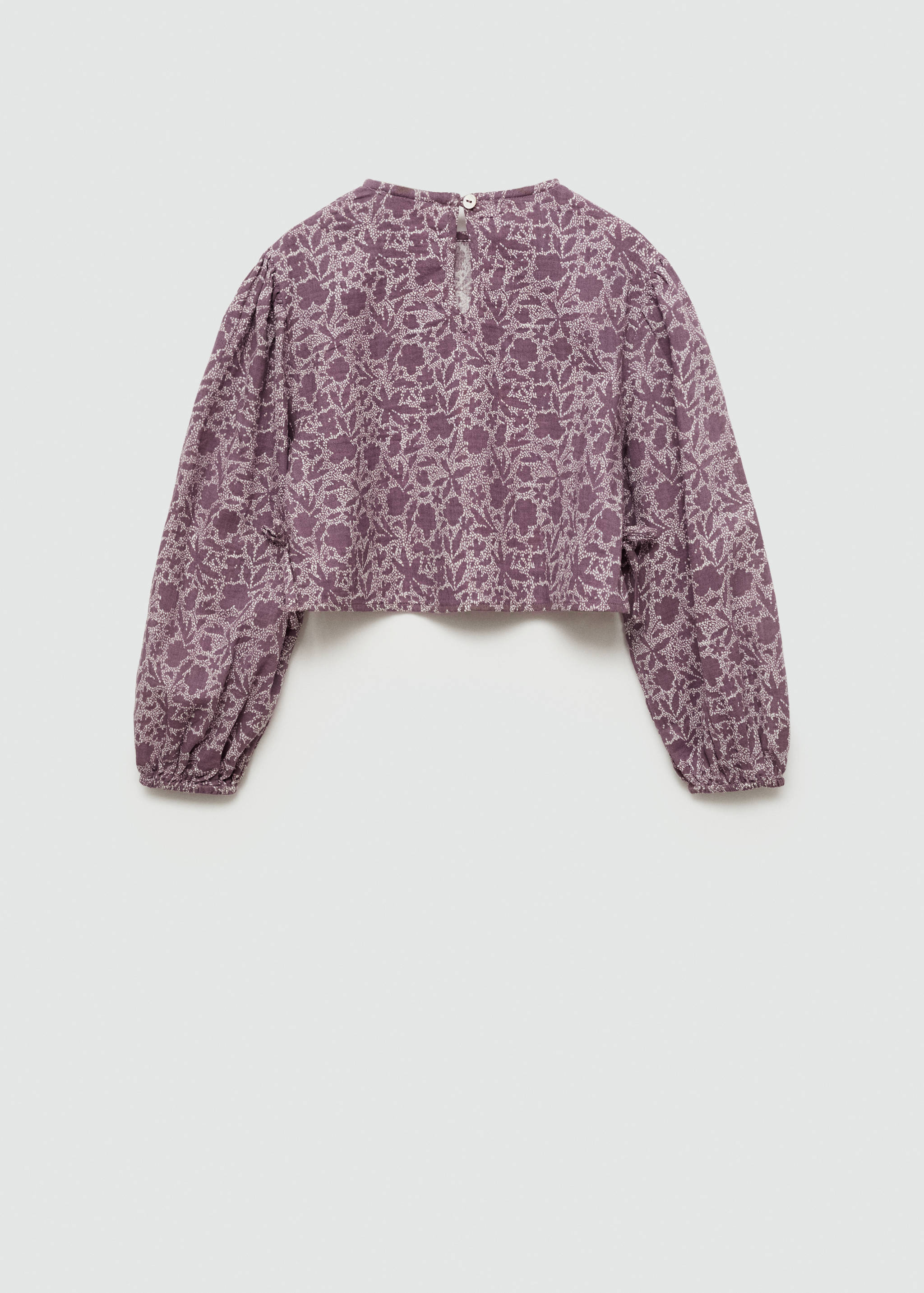 Blusa estampado floral - Reverso del artículo