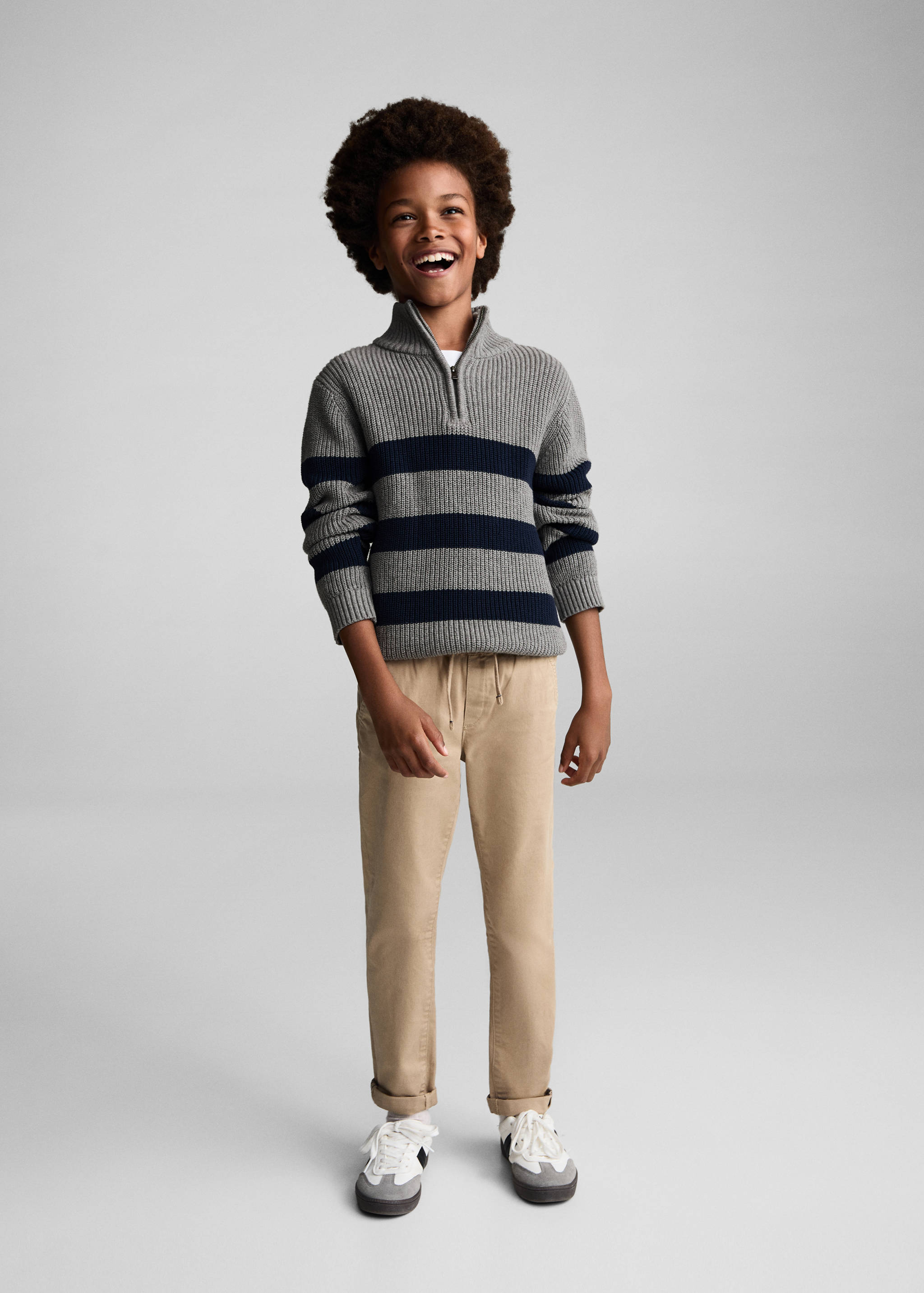 Zip neck jumper - General plane