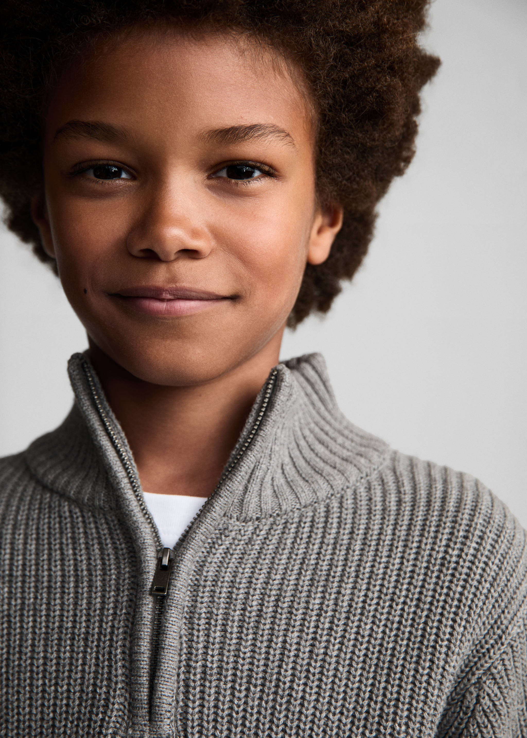 Zip neck jumper - Details of the article 1