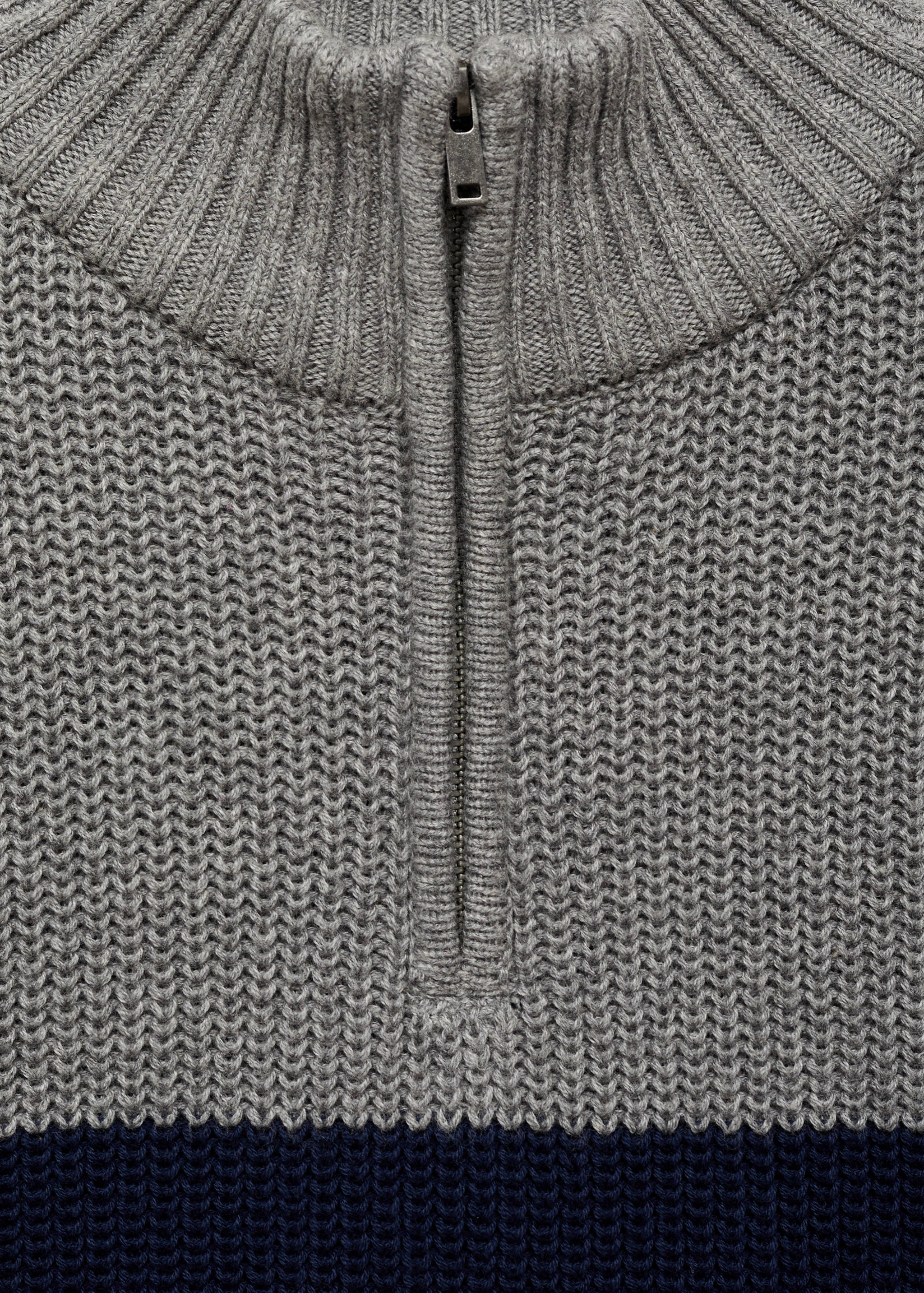 Zip neck jumper - Details of the article 8