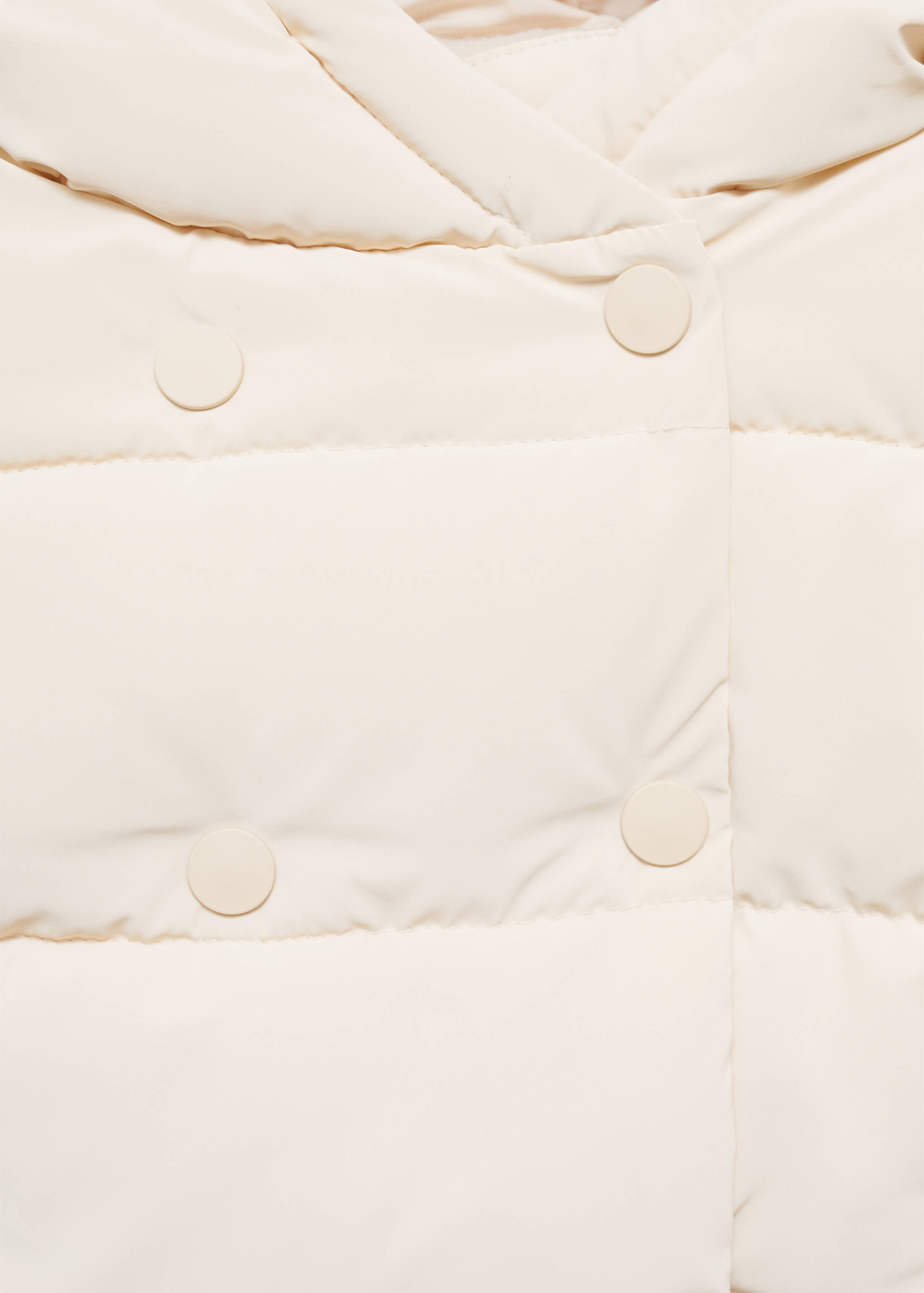 Padded anorak with shearling lining - Details of the article 8