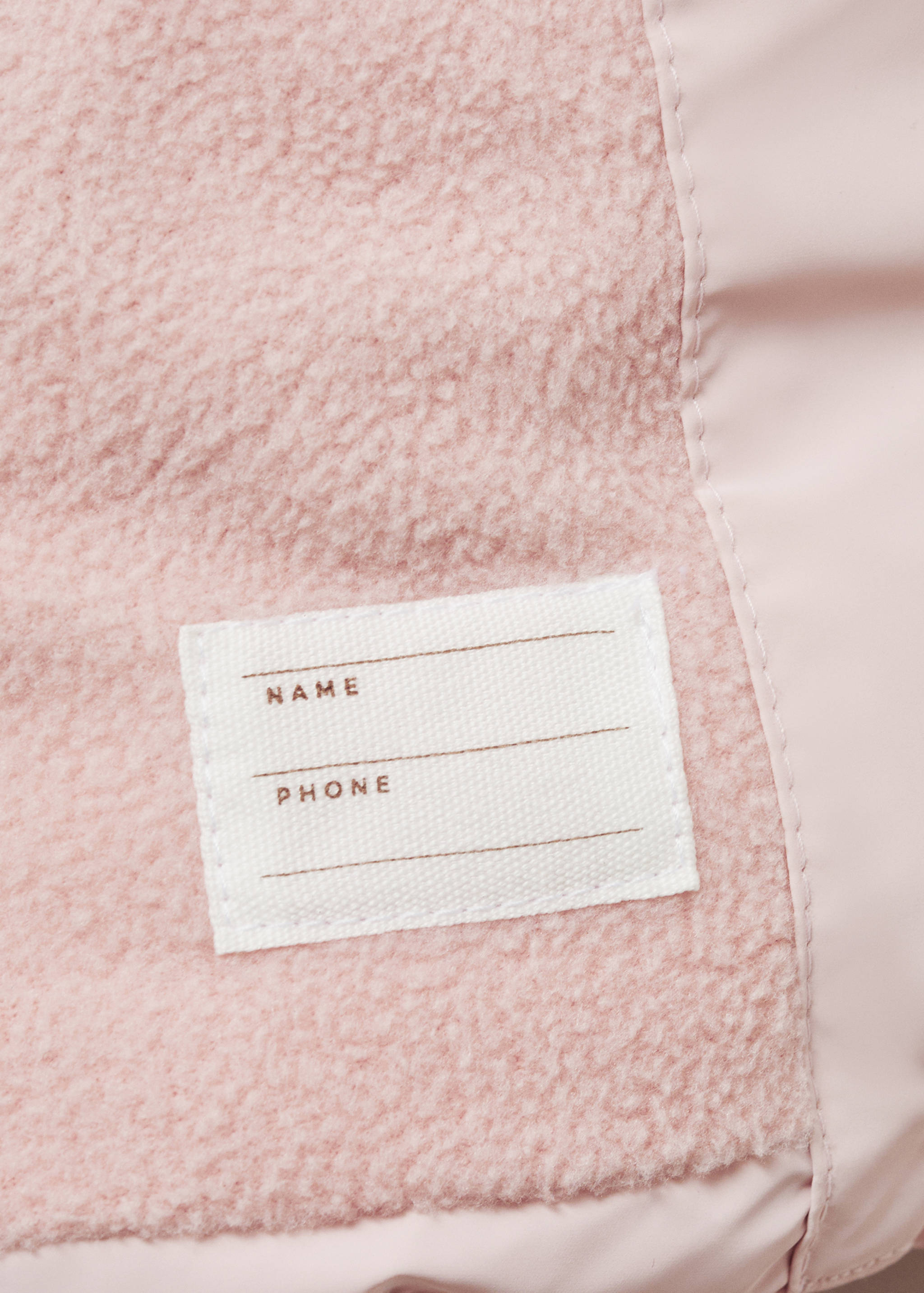 Padded anorak with shearling lining - Details of the article 0