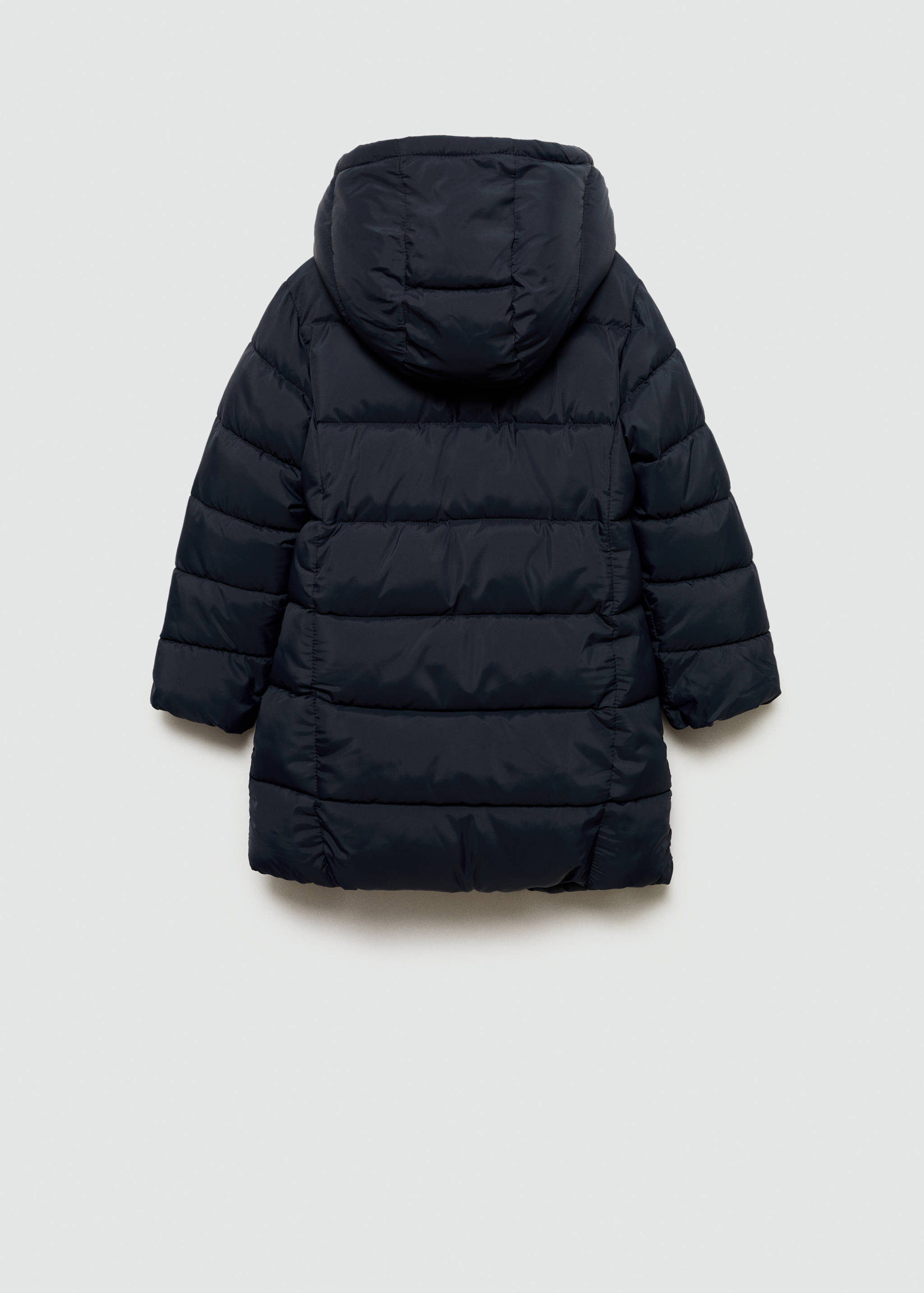 Hood puffer coat - Reverse of the article