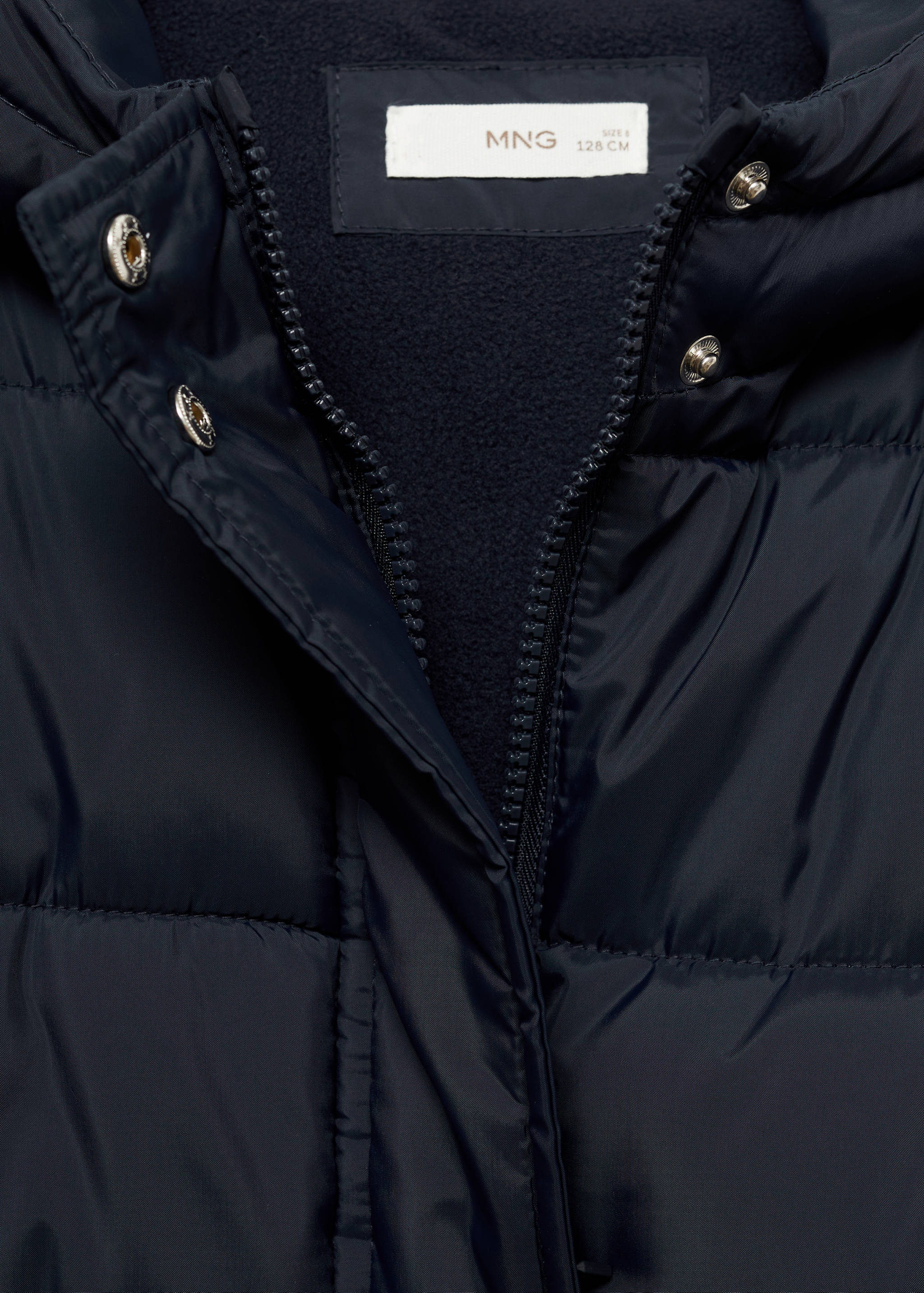 Hood puffer coat - Details of the article 8