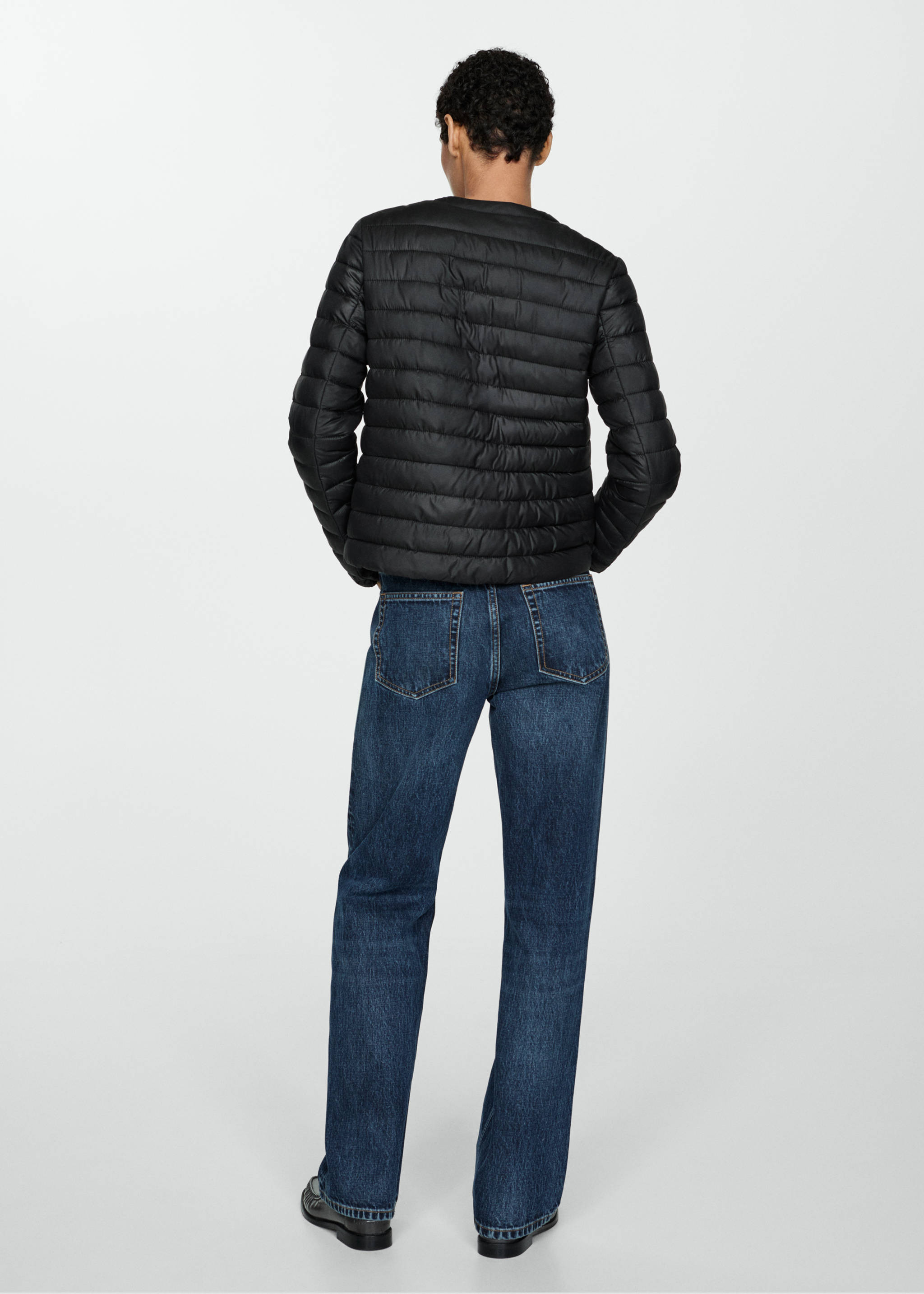 Pocket quilted jacket - Reverse of the article