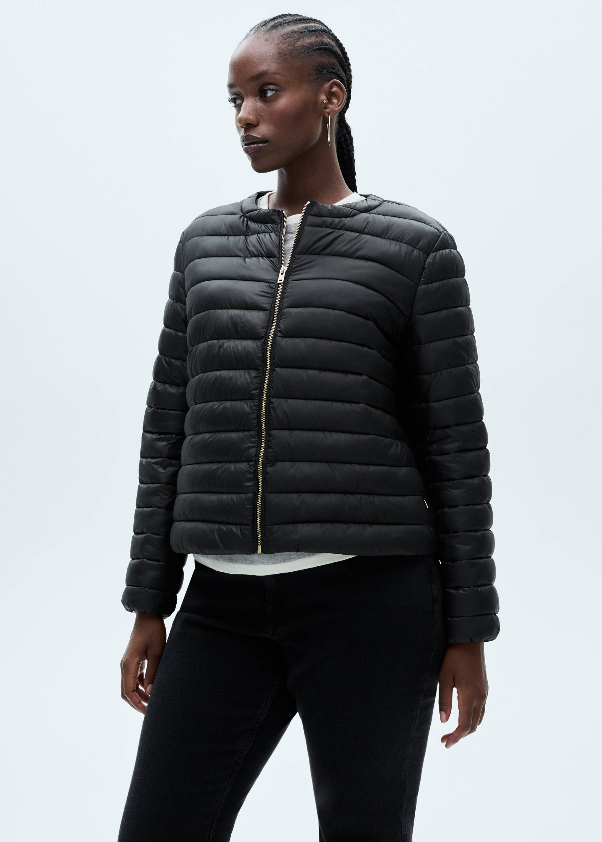 Pocket quilted jacket - Details of the article 5