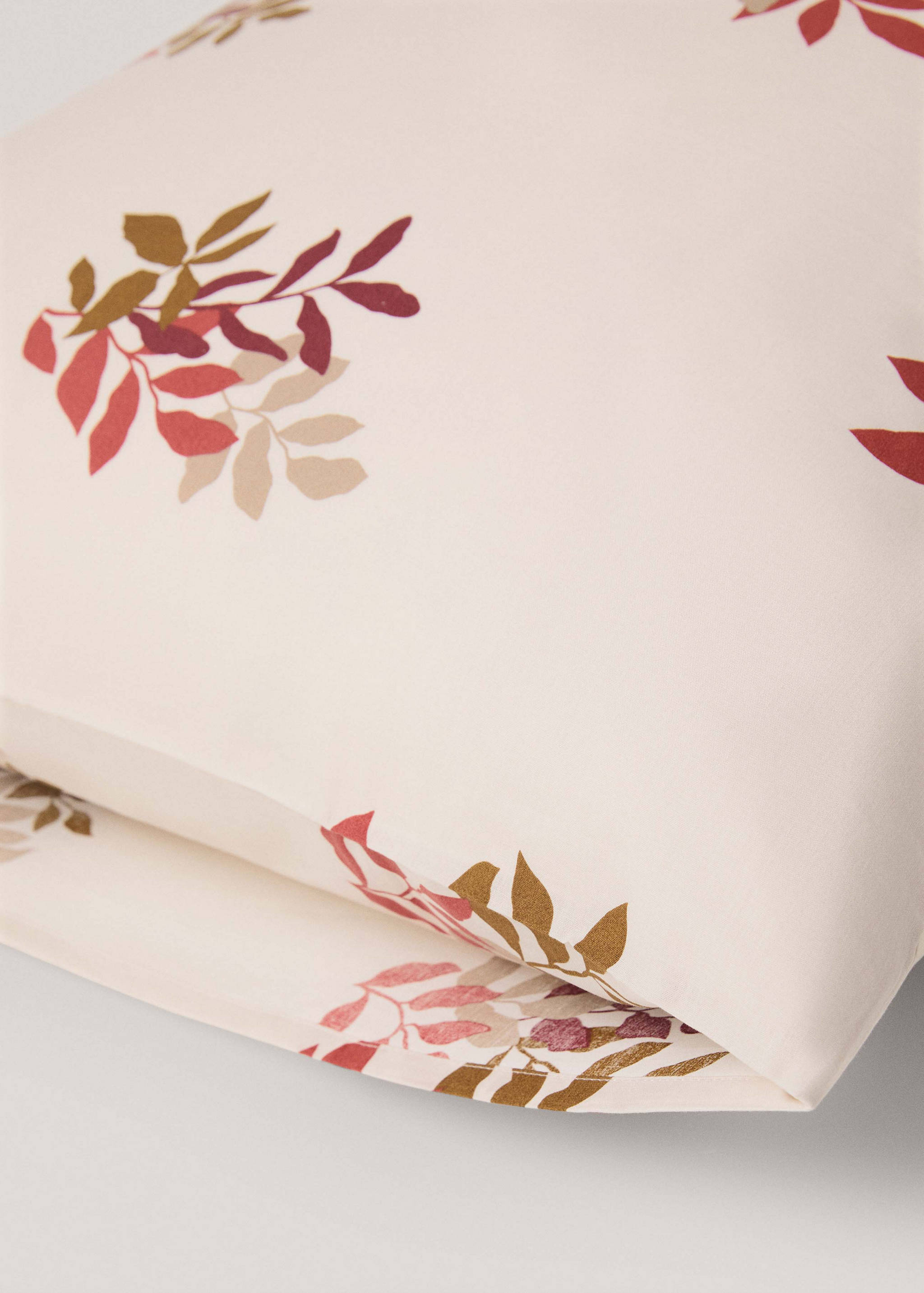 100% cotton floral pillowcase 60x60cm - Details of the article 2