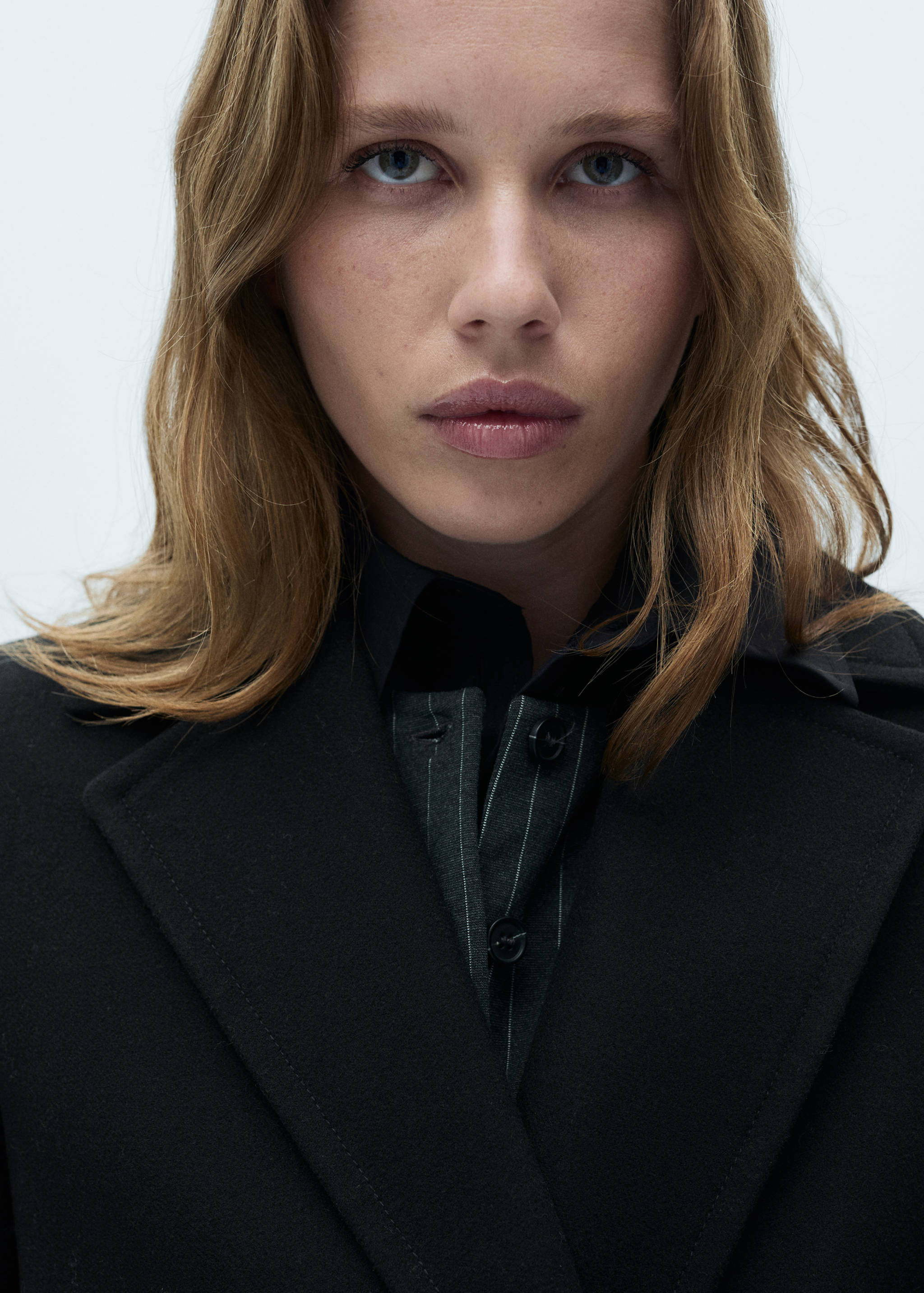 Double-breasted wool coat - Details of the article 1