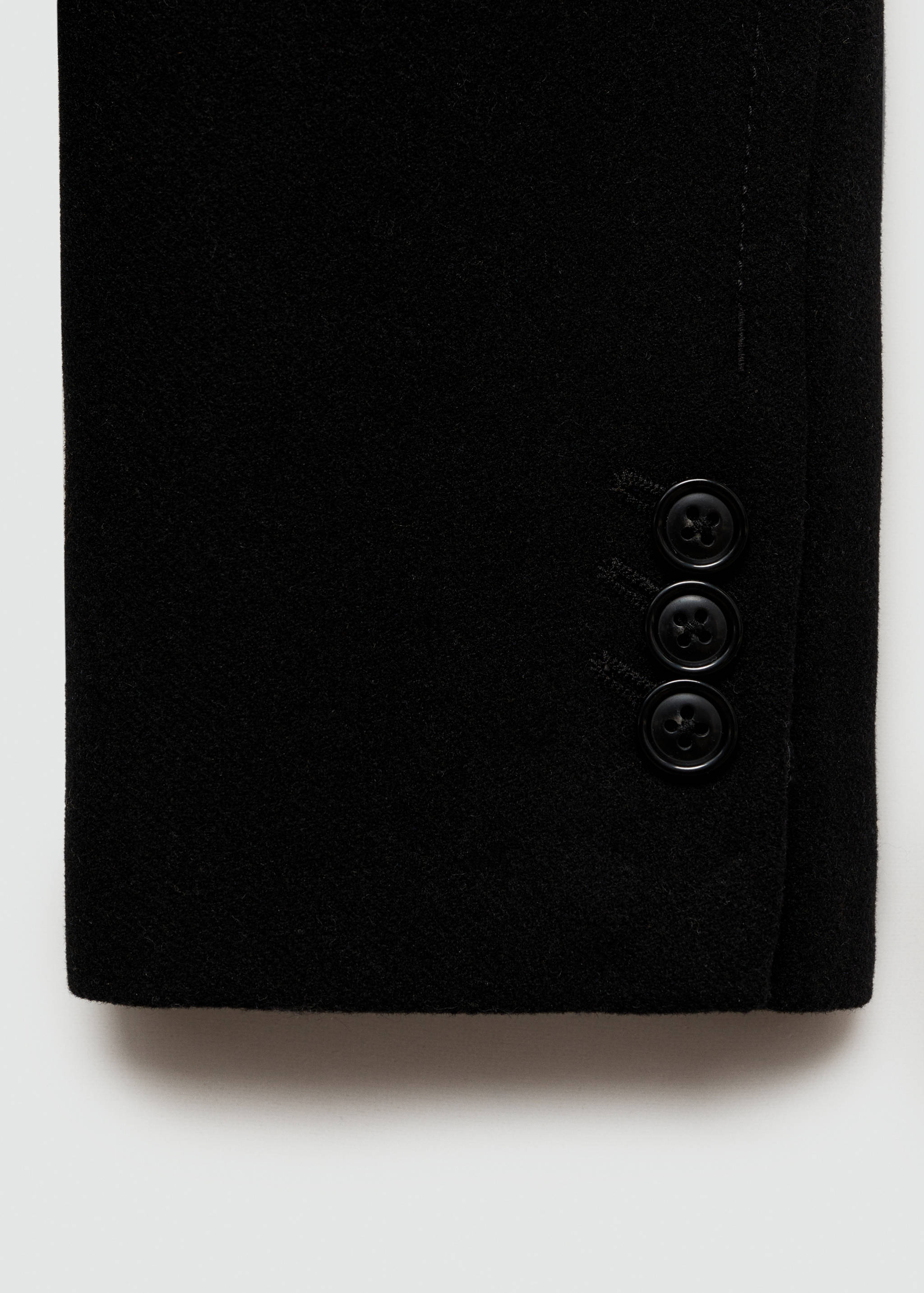 Double-breasted wool coat - Details of the article 0