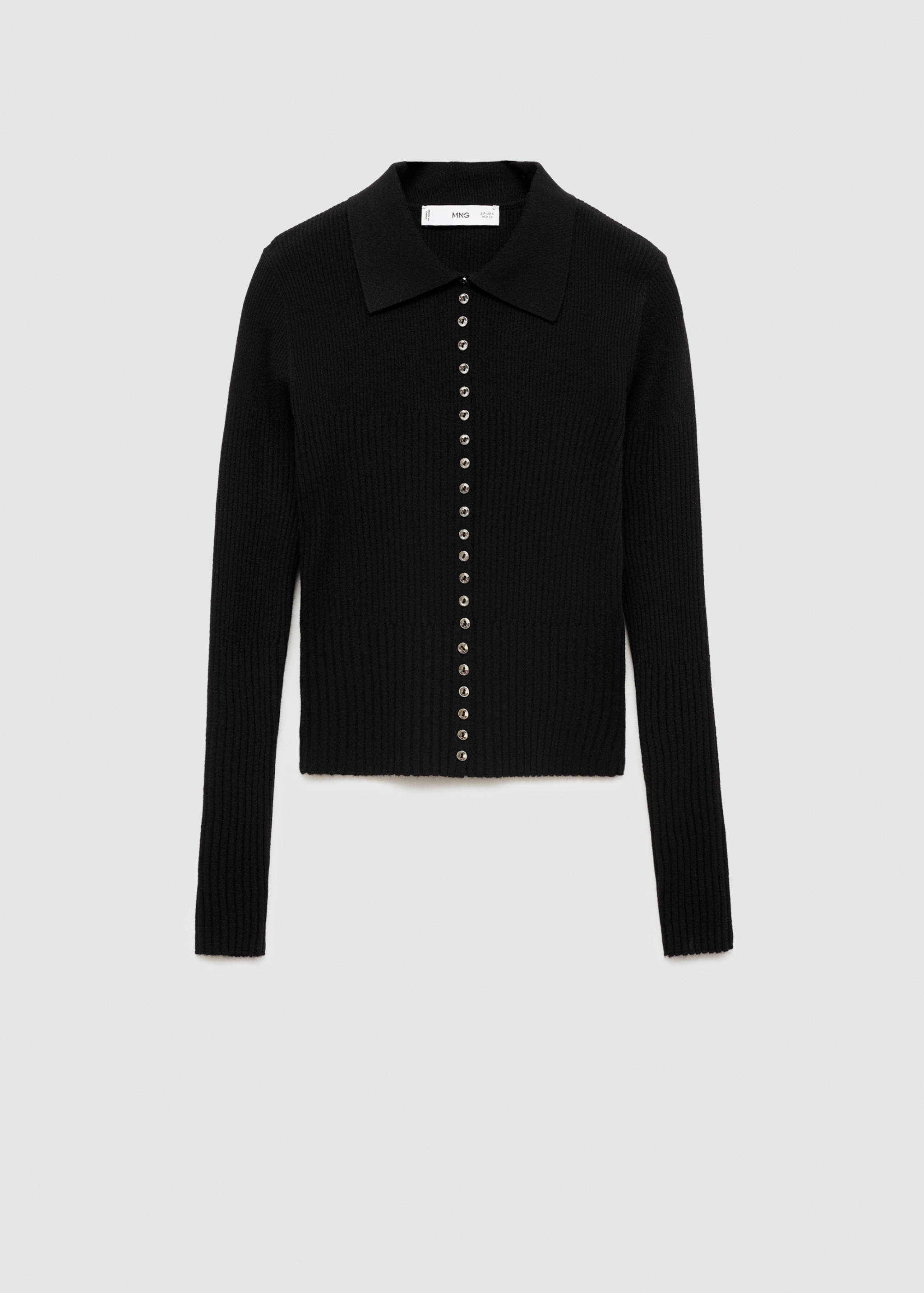 Decorative button sweater - Article without model