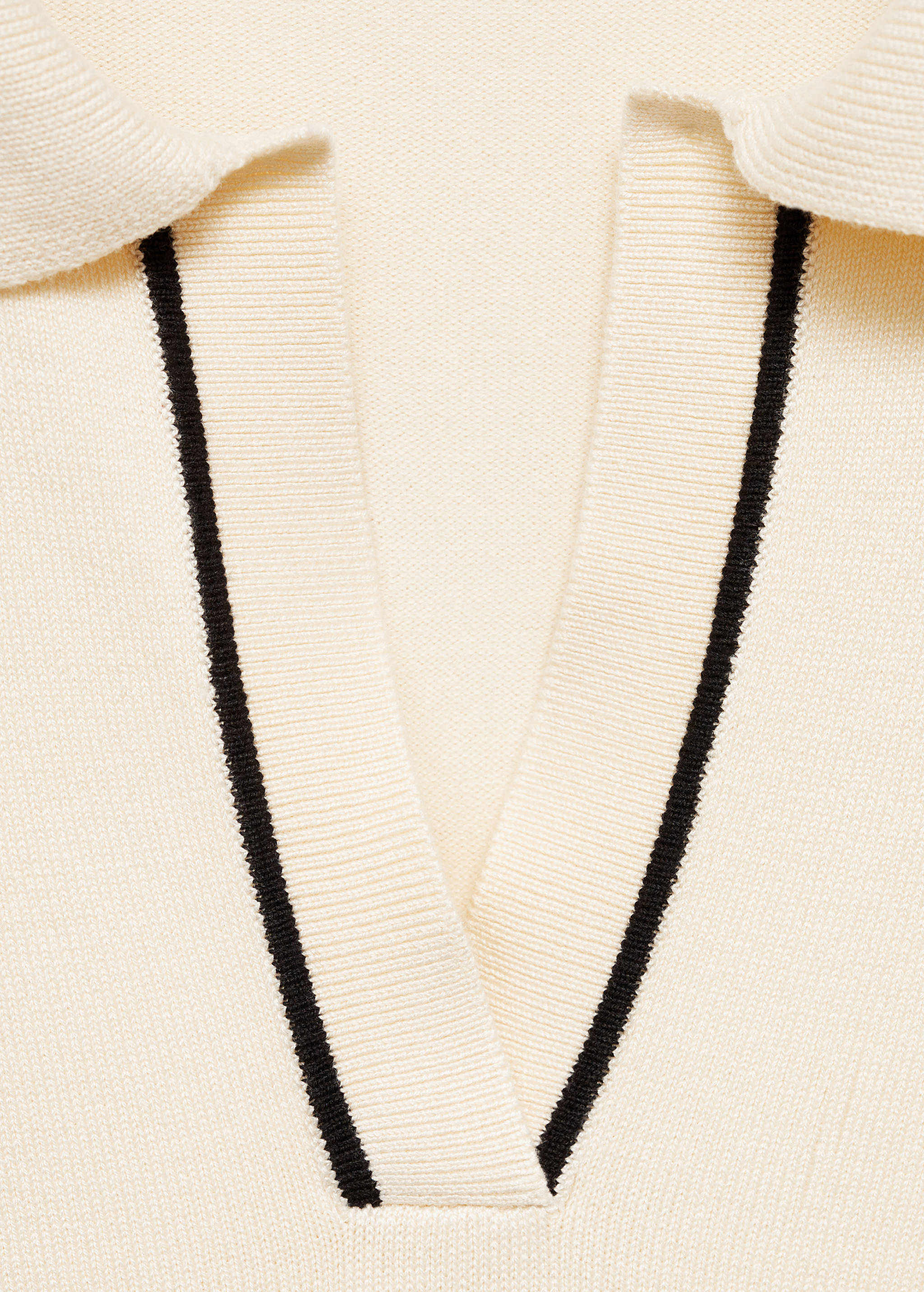 Knitted polo-neck sweater - Details of the article 8