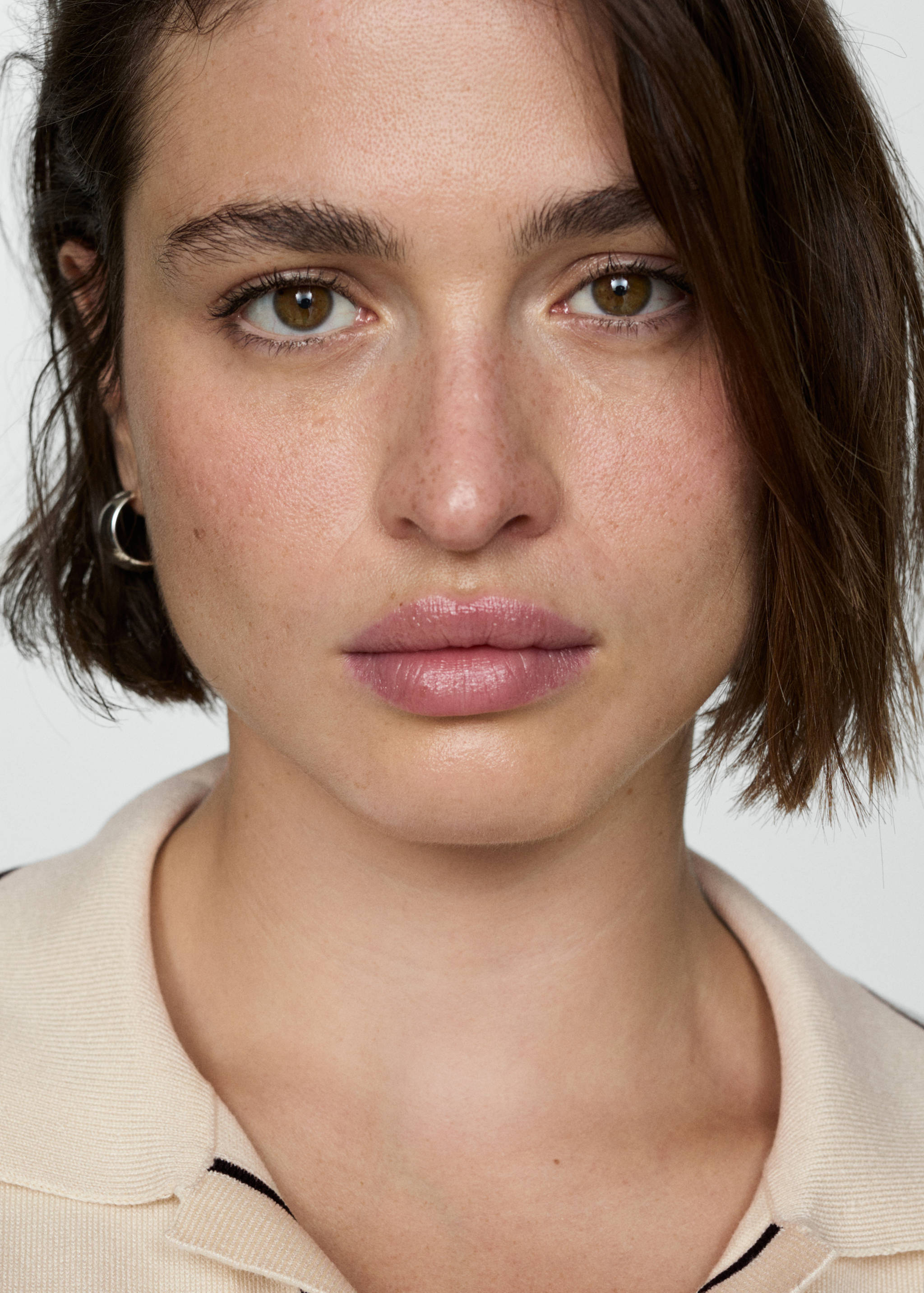 Knitted polo-neck sweater - Details of the article 4