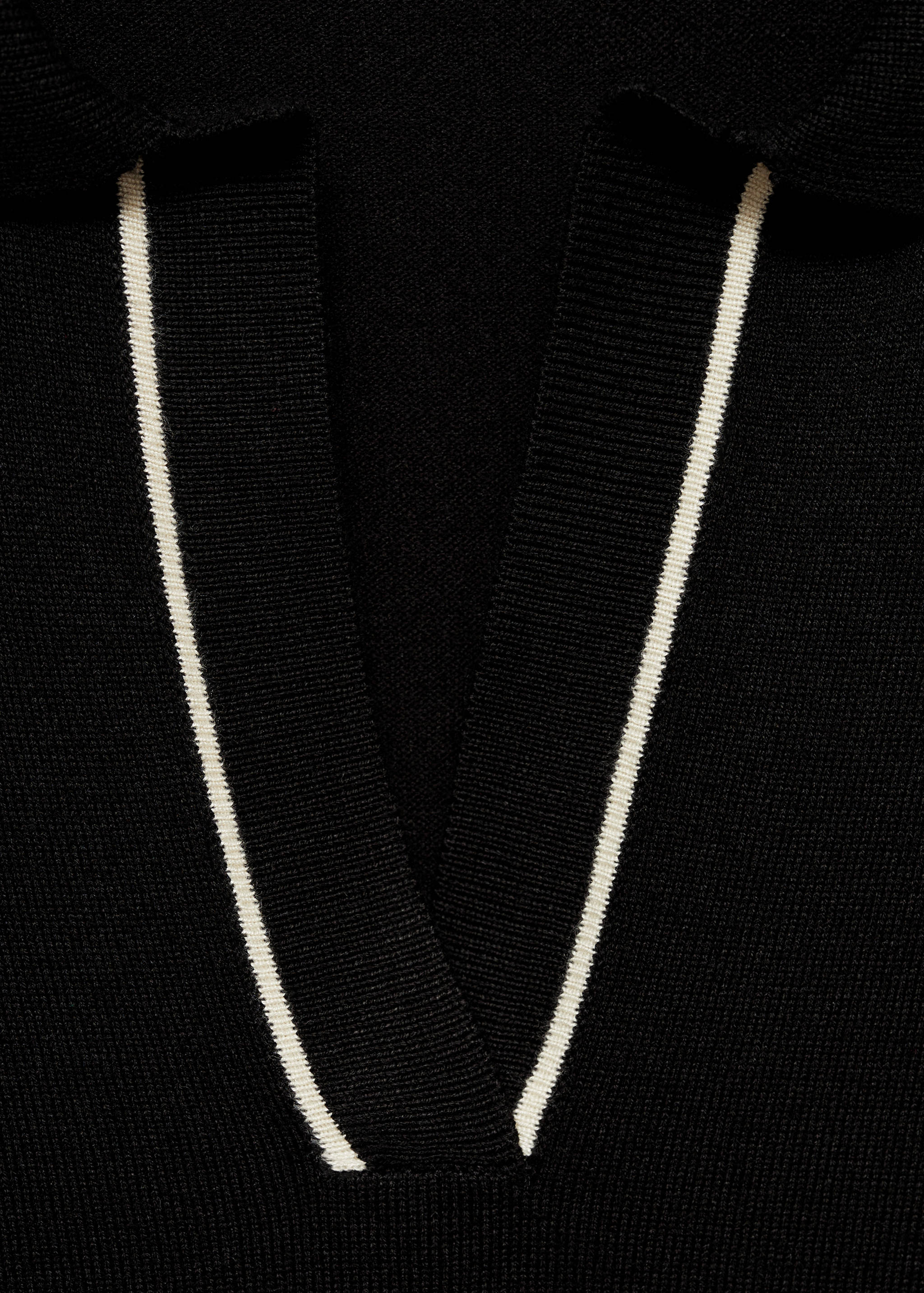 Knitted polo-neck sweater - Details of the article 8