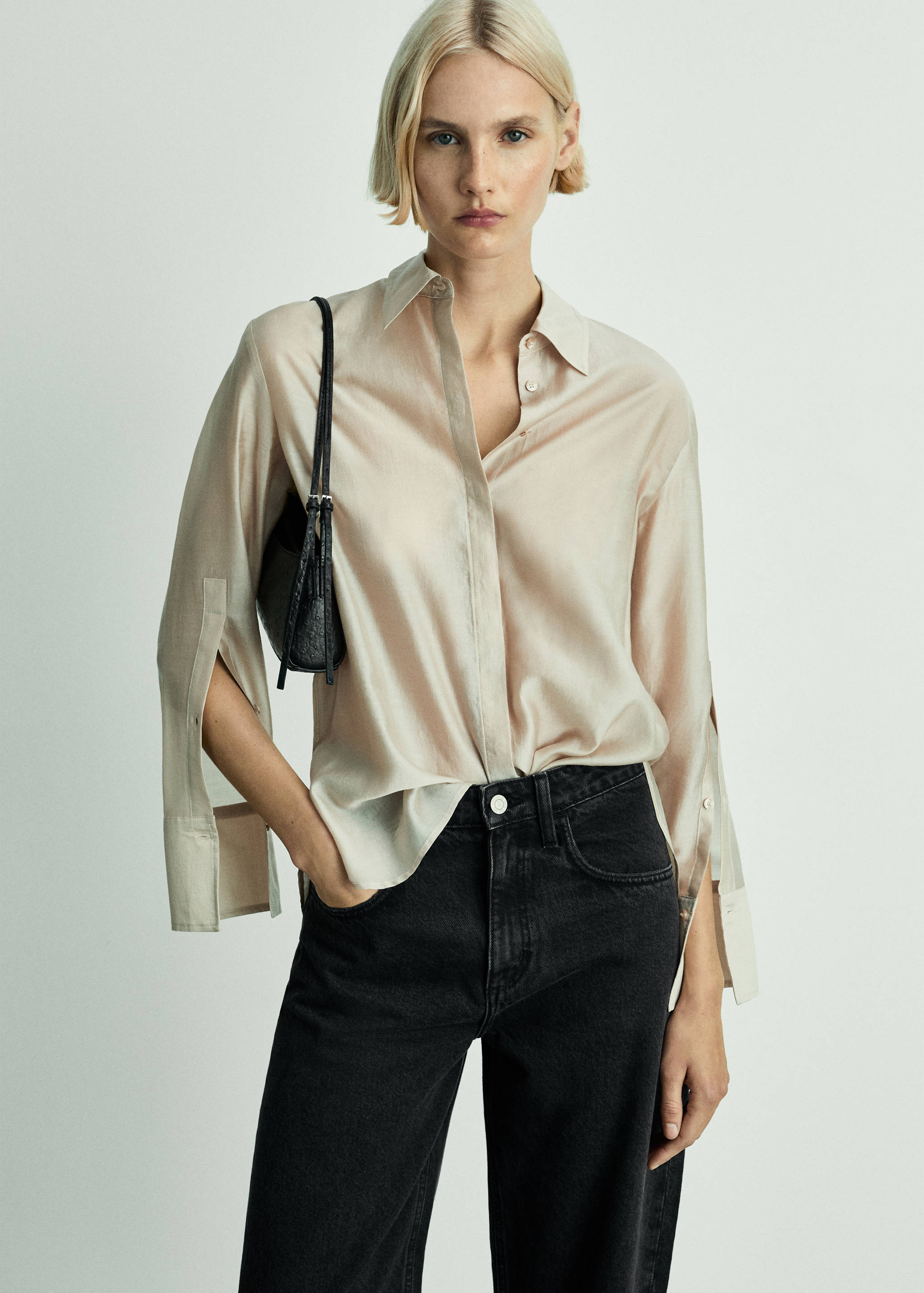 Jean balloon taille haute - Détail de l'article 1