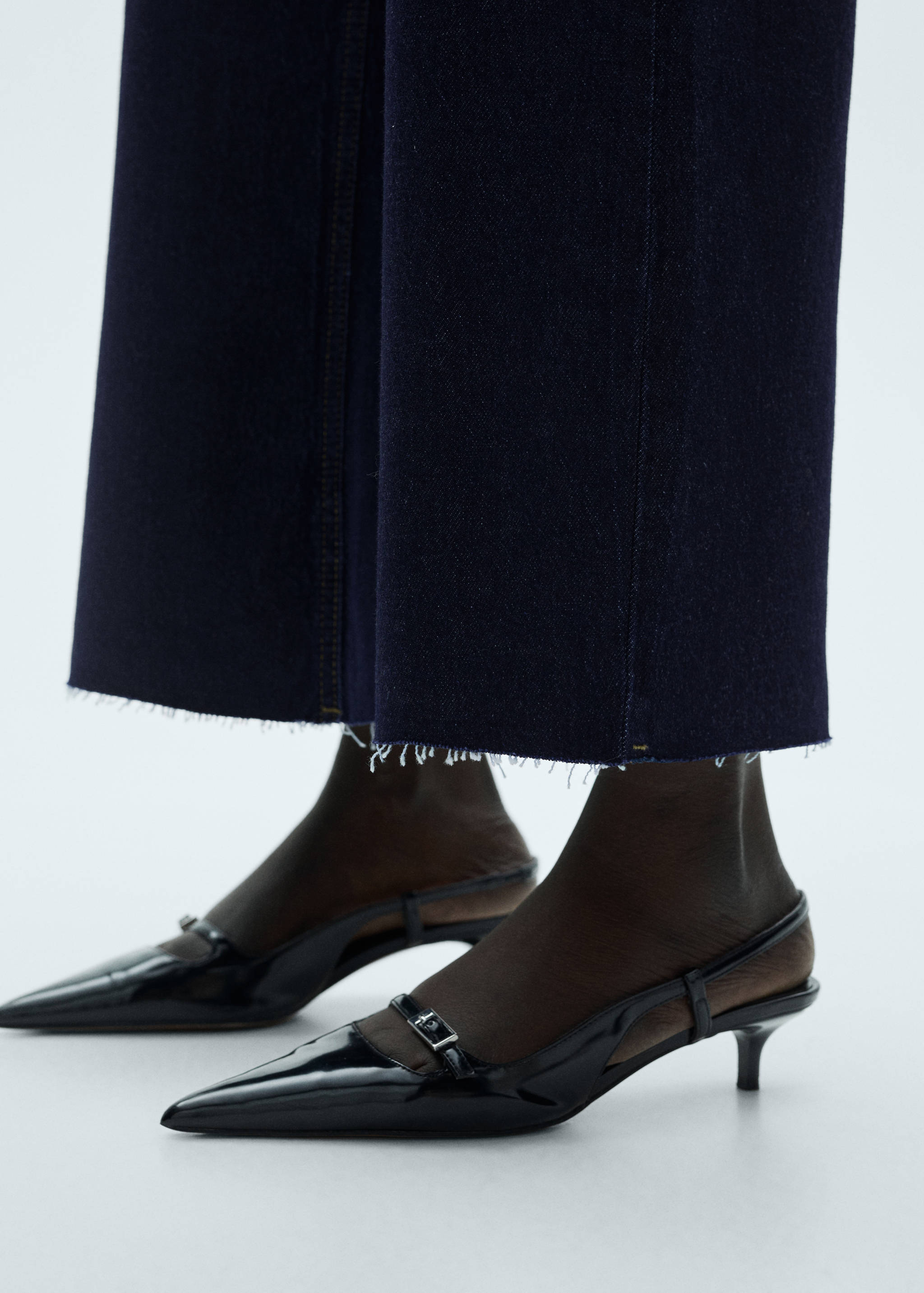 Catherin rinse-wash culotte jeans - Details of the article 2