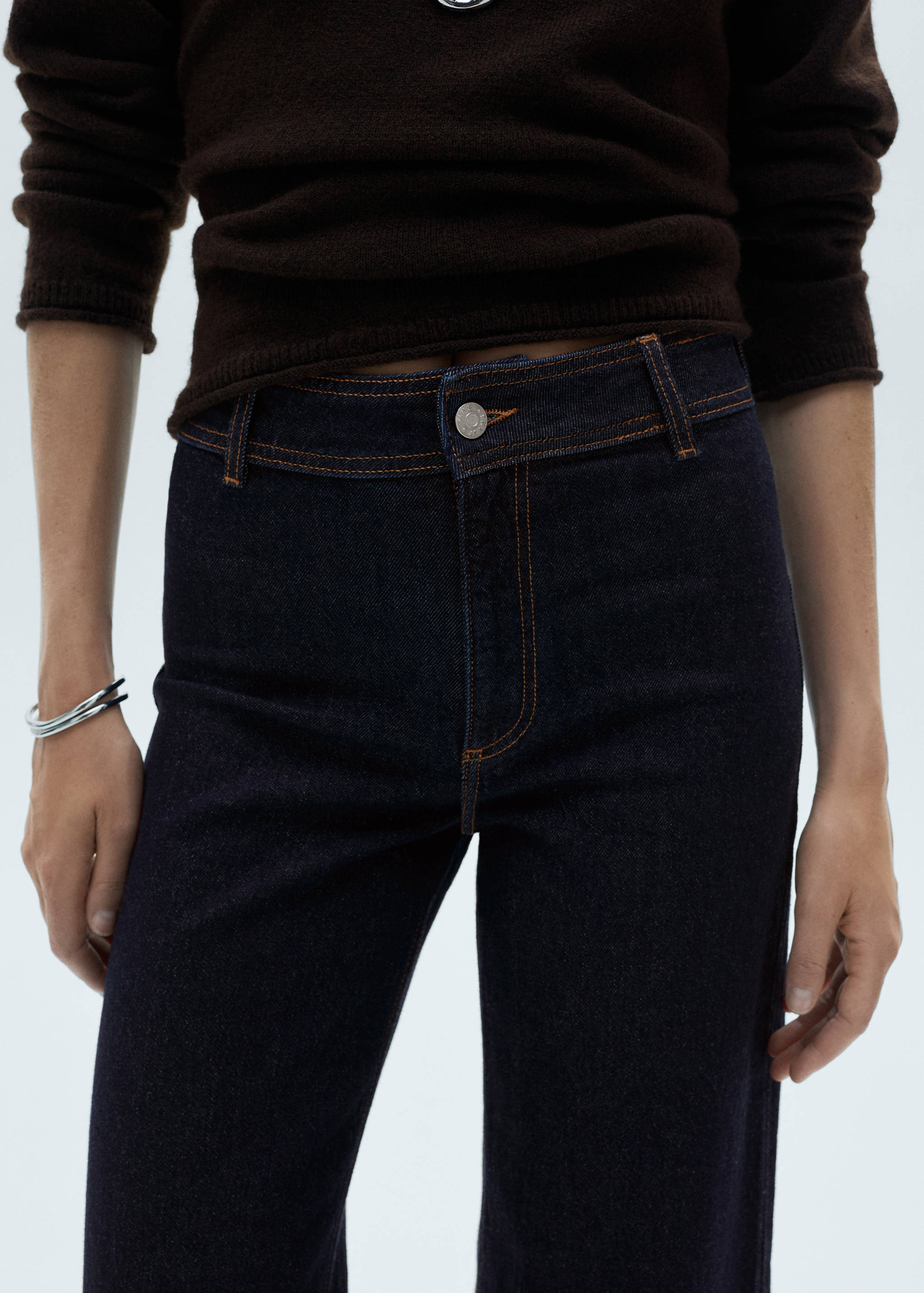 Catherin rinse-wash culotte jeans - Details of the article 7