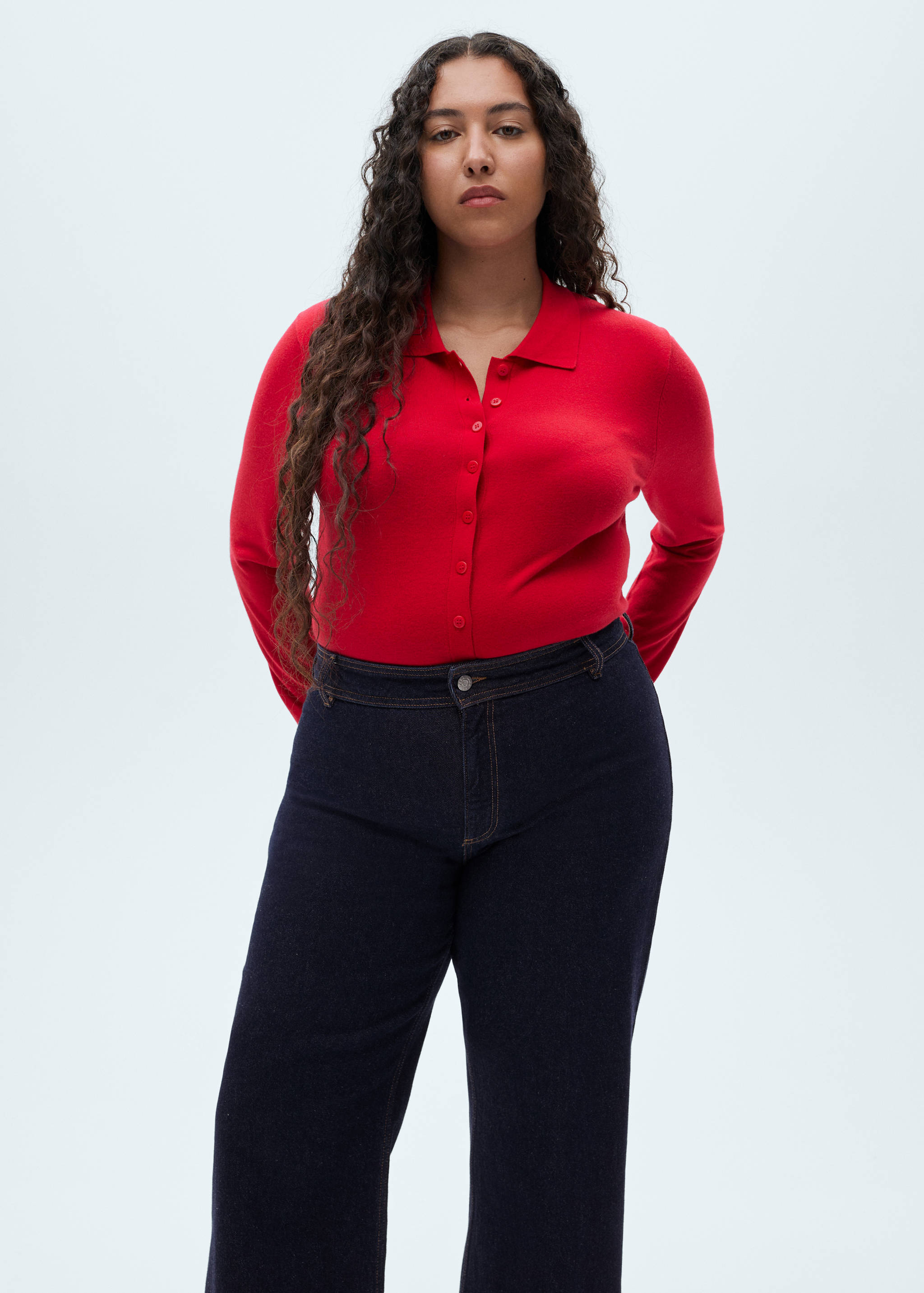 Catherin rinse-wash culotte jeans - Details of the article 5