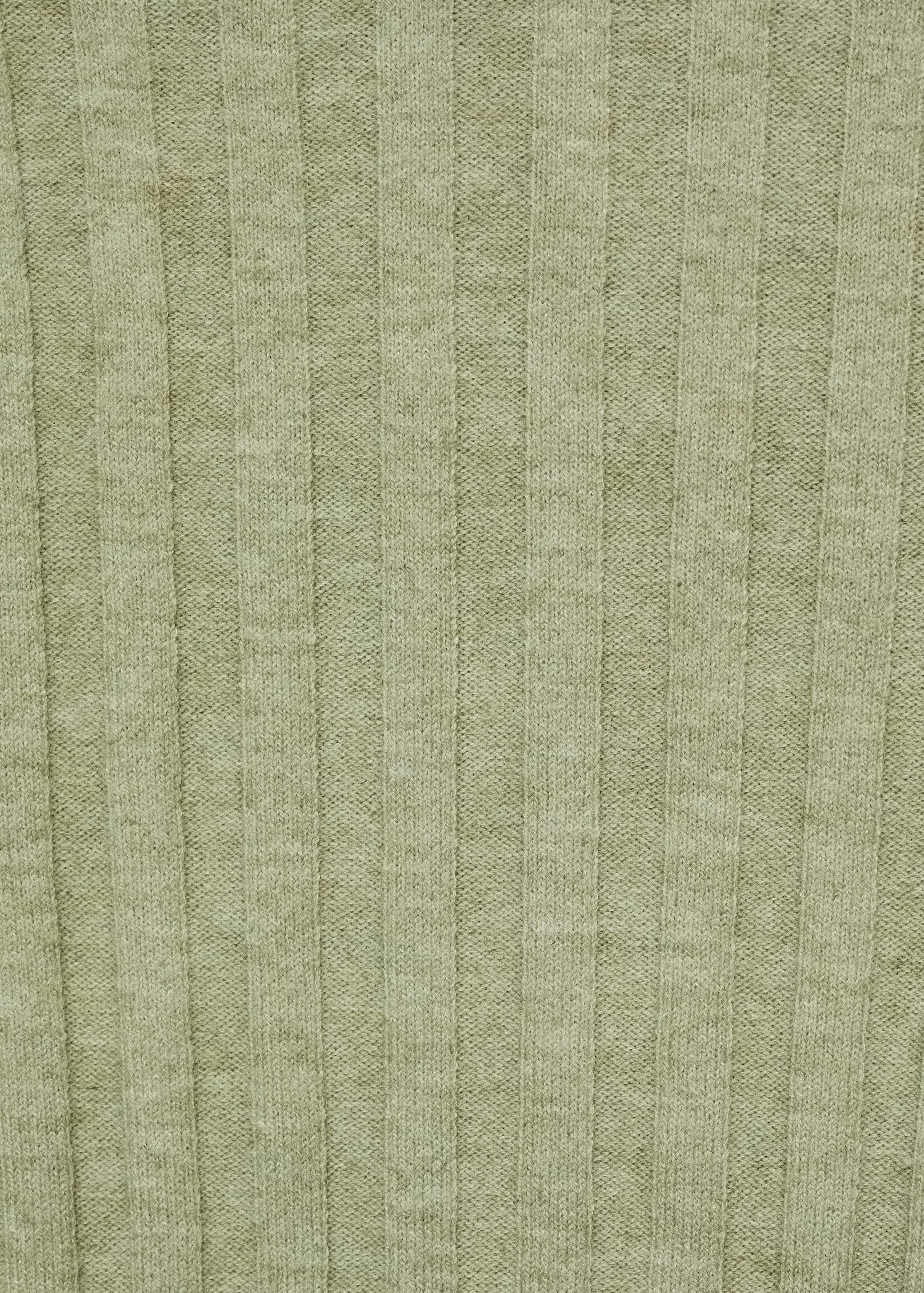 Ribbed sweater with perkins neck - Details of the article 0