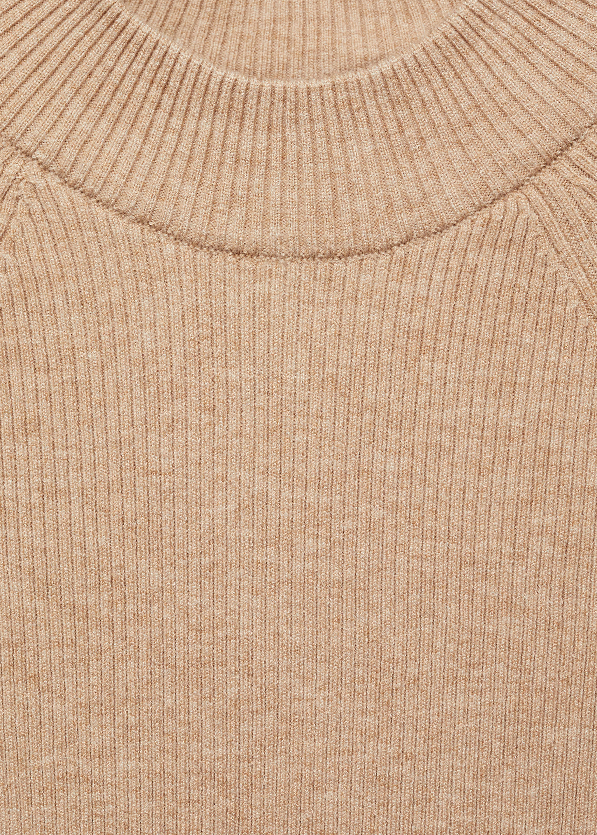 T-shirt maille côtelée col montant - Détail de l'article 8