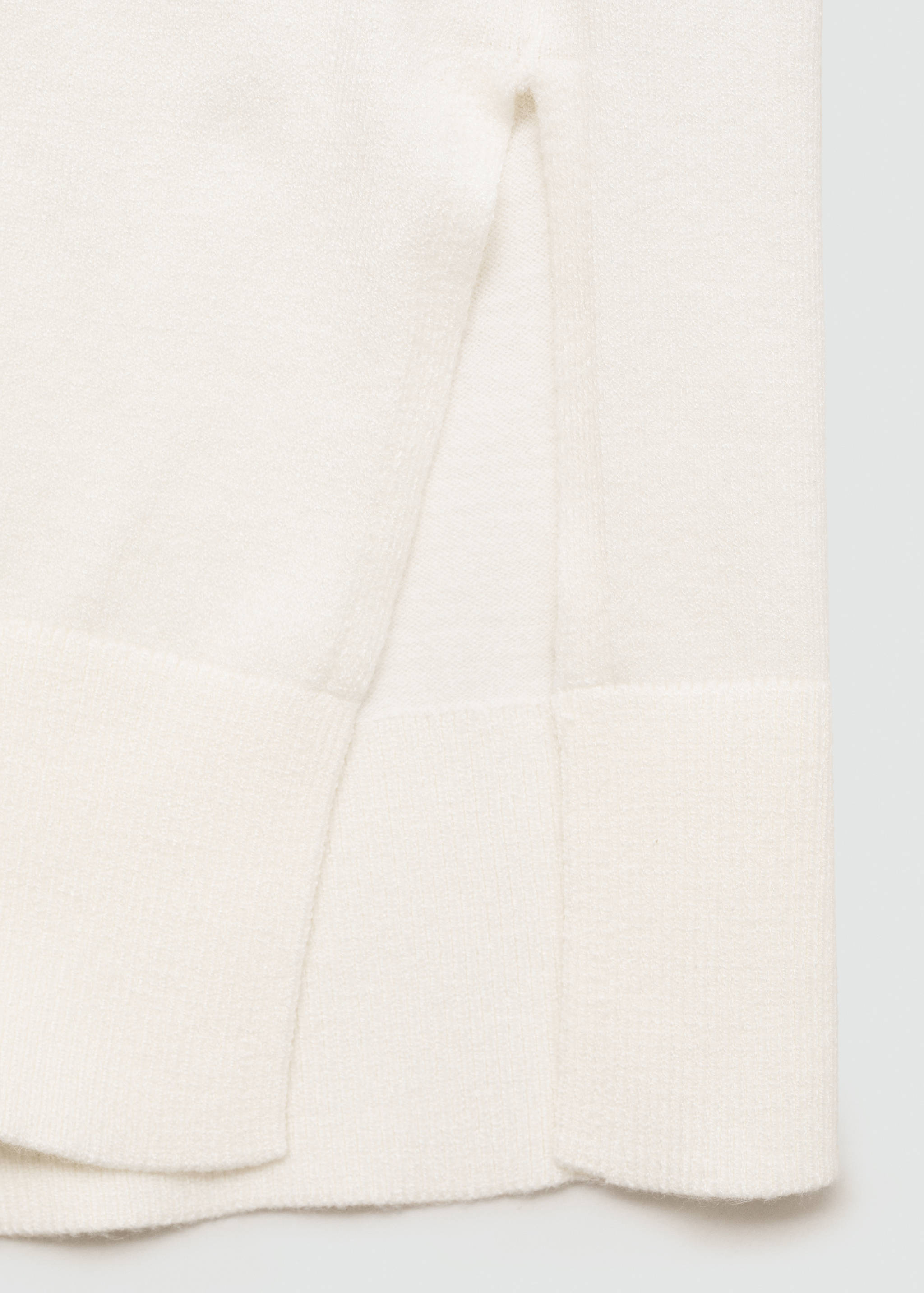 Knitted sweater with perkins neck - Details of the article 0