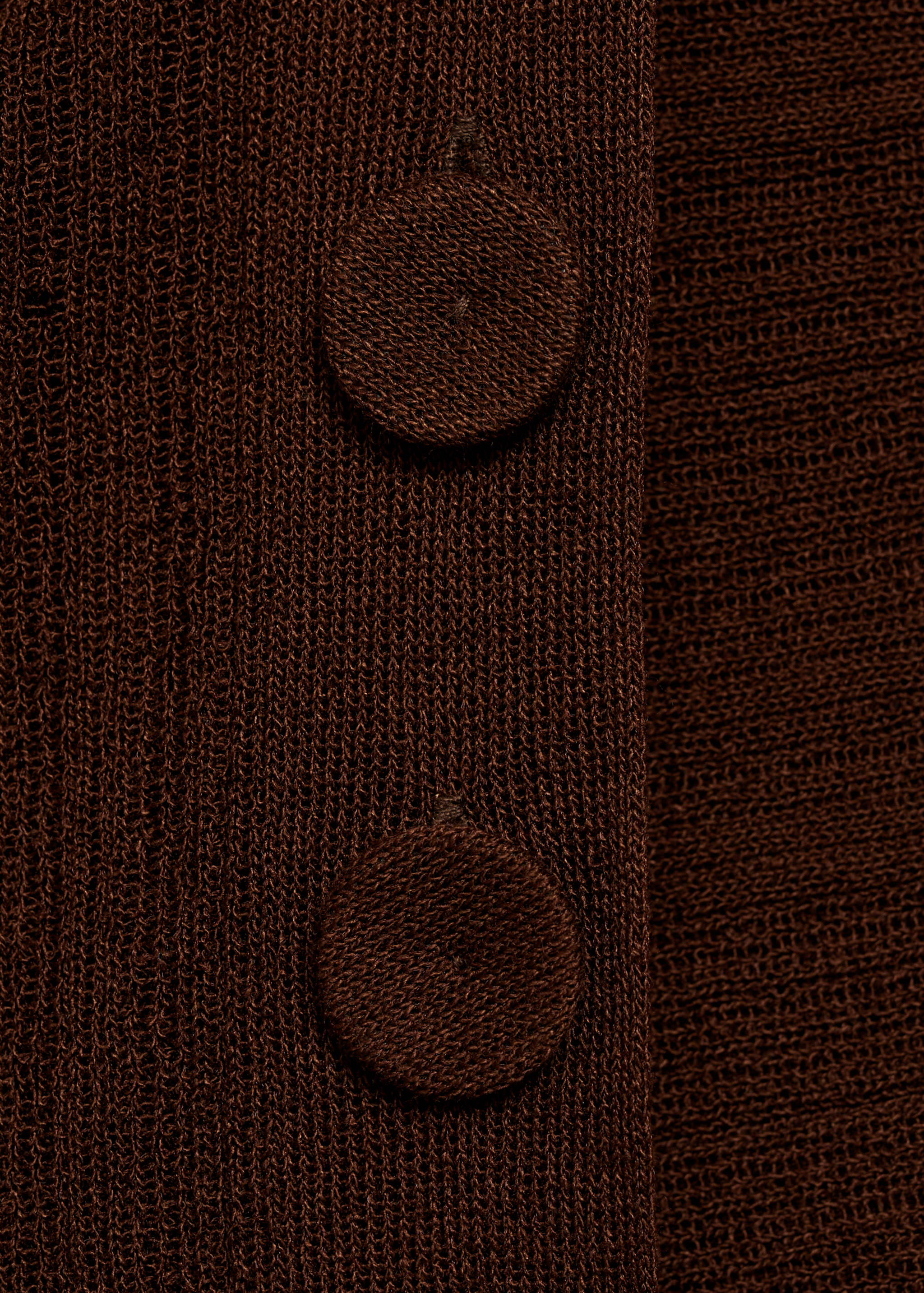 Camiseta semitransparente detalle botones - Detalle del artículo 8