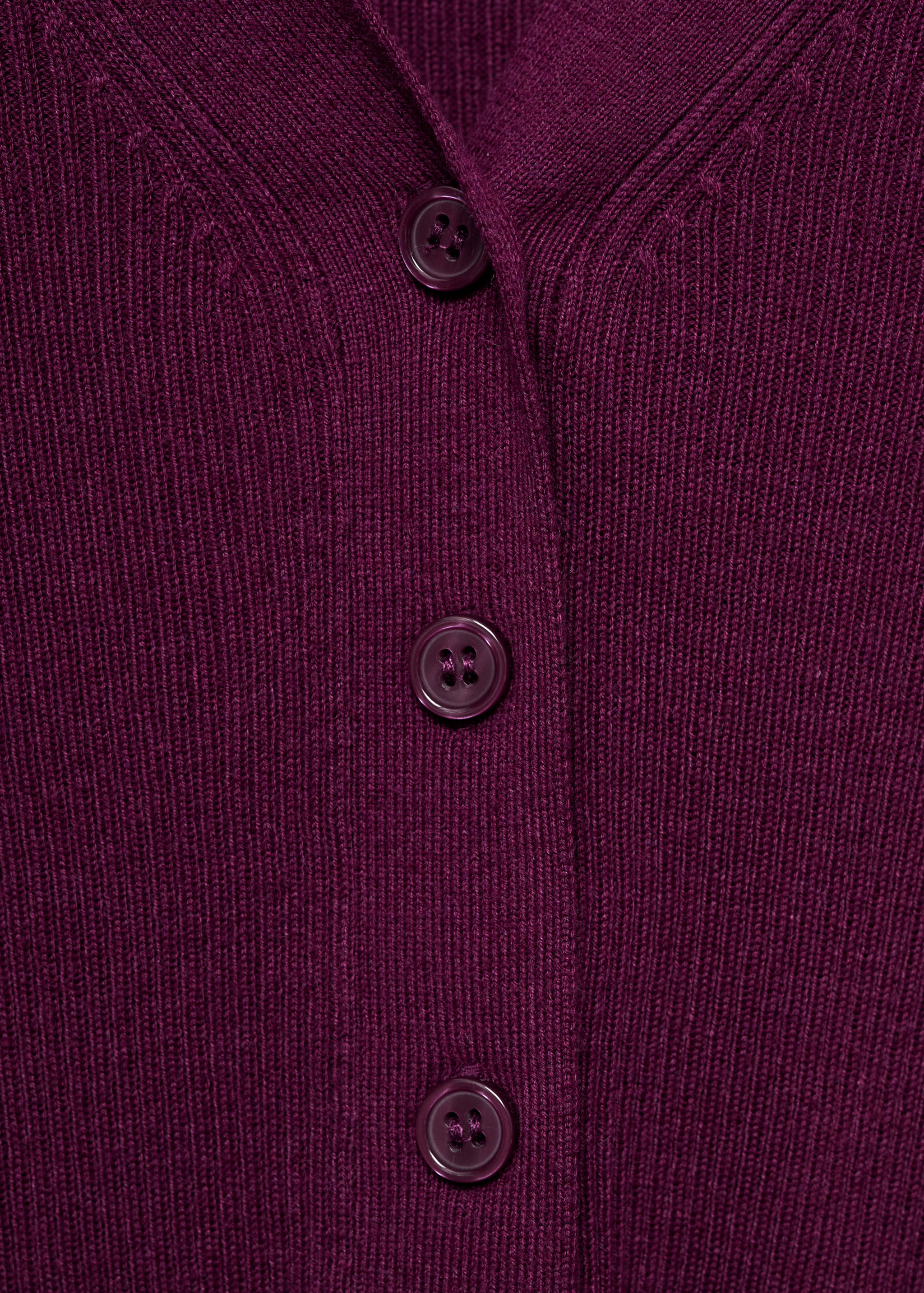 Ribbed sweater with buttons - Details of the article 8
