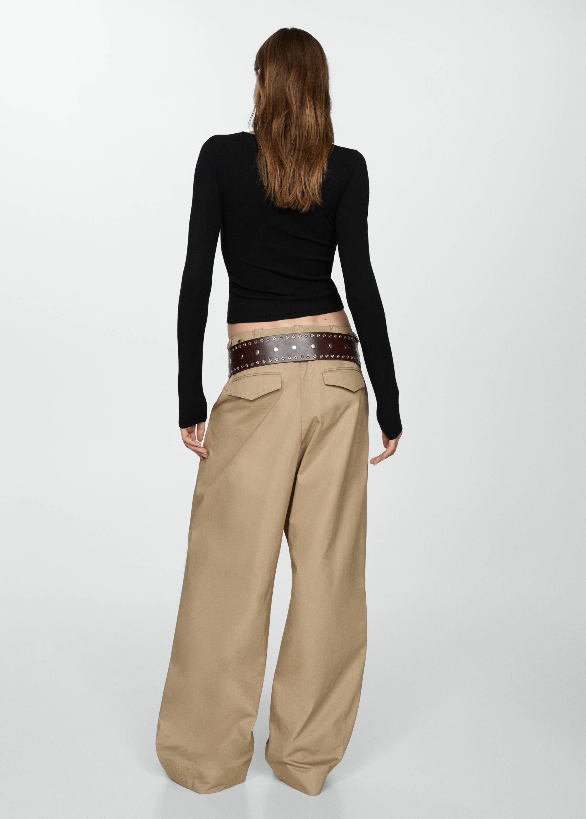 T-shirt jaspé - Verso de l’article