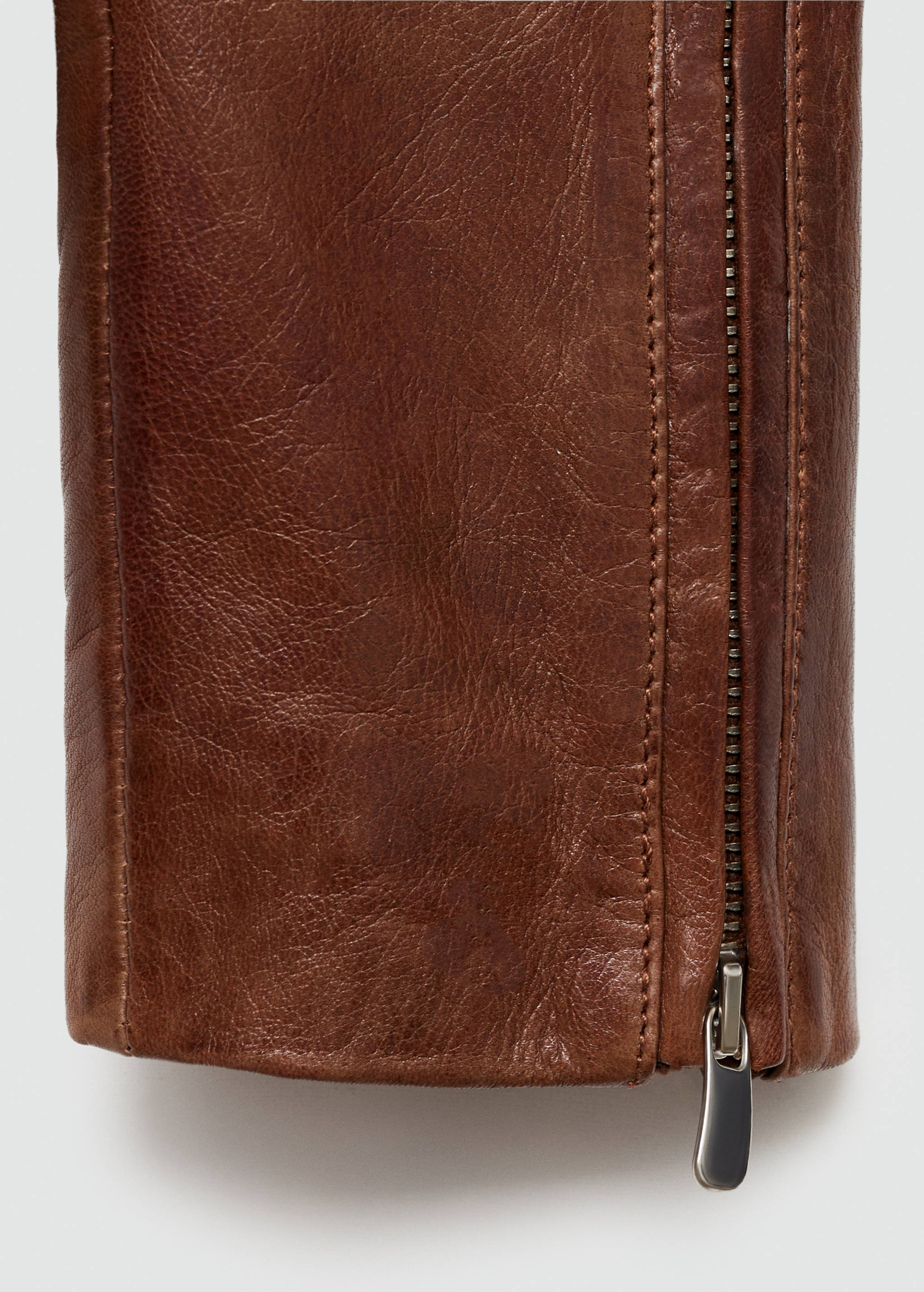 Chaqueta piel cremallera - Detalle del artículo 0