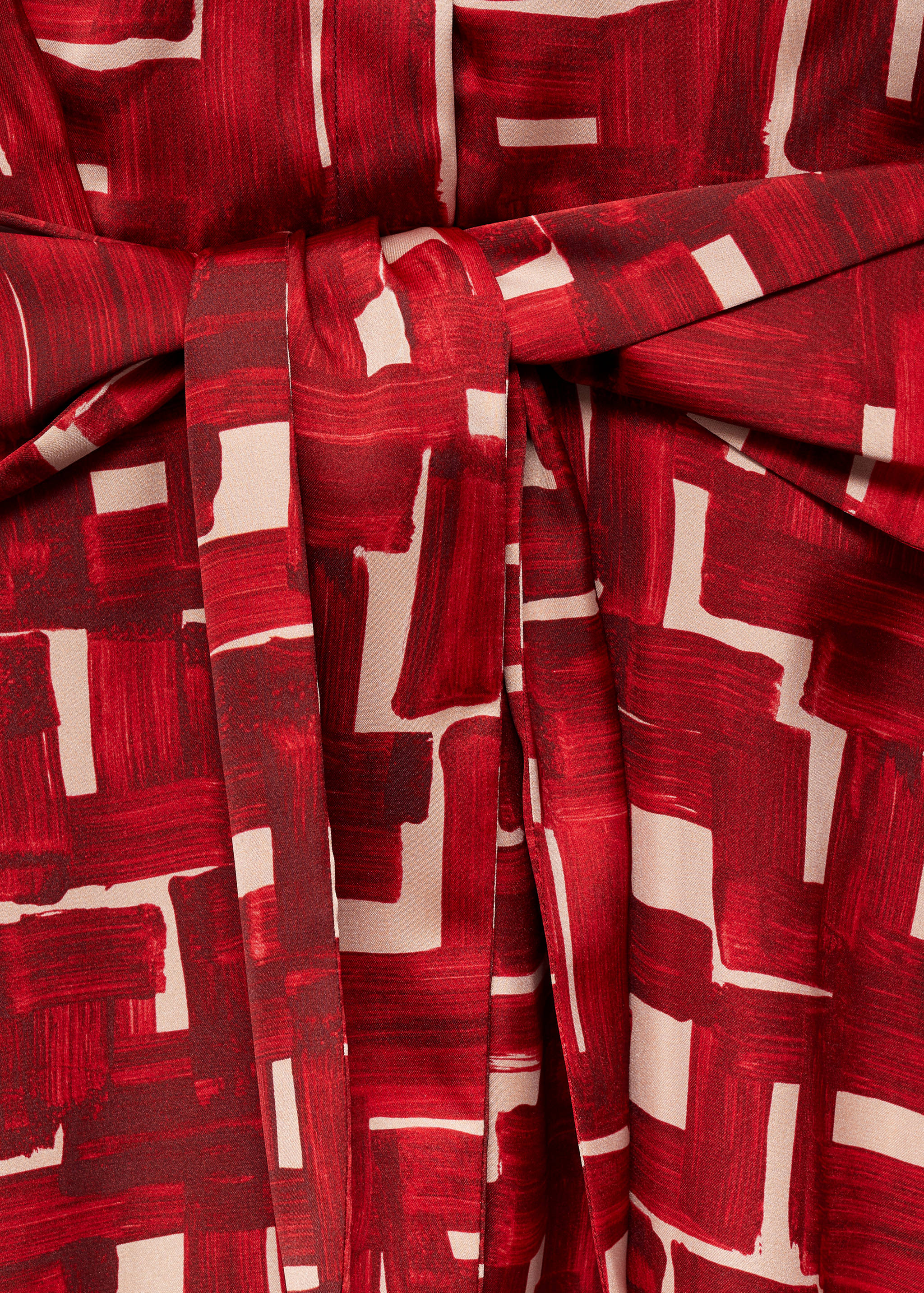 Printed shirt dress - Details of the article 0