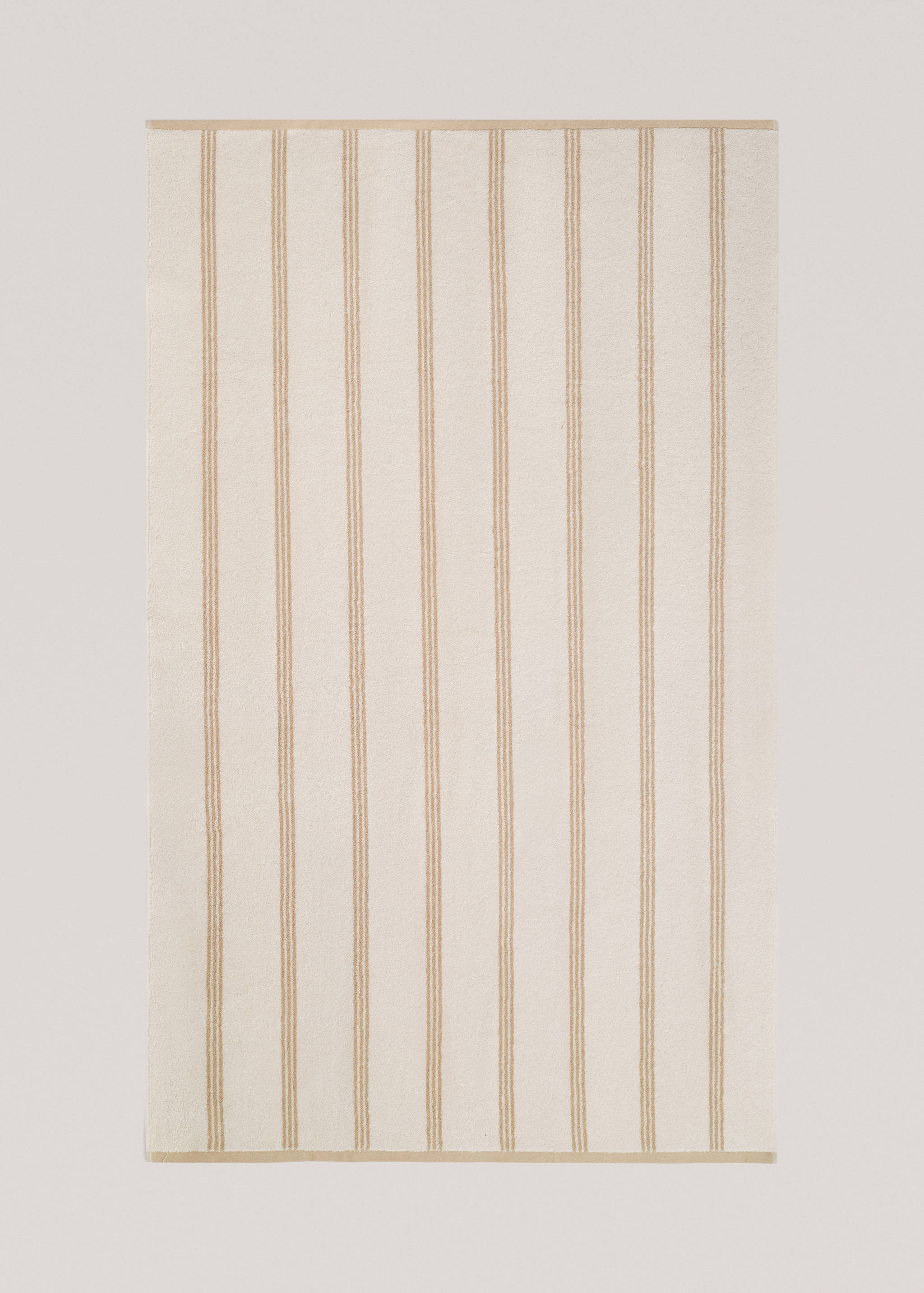 Badetuch aus 100 % Baumwolle mit Streifenmuster 90 x 150 cm - Detail des Artikels 4