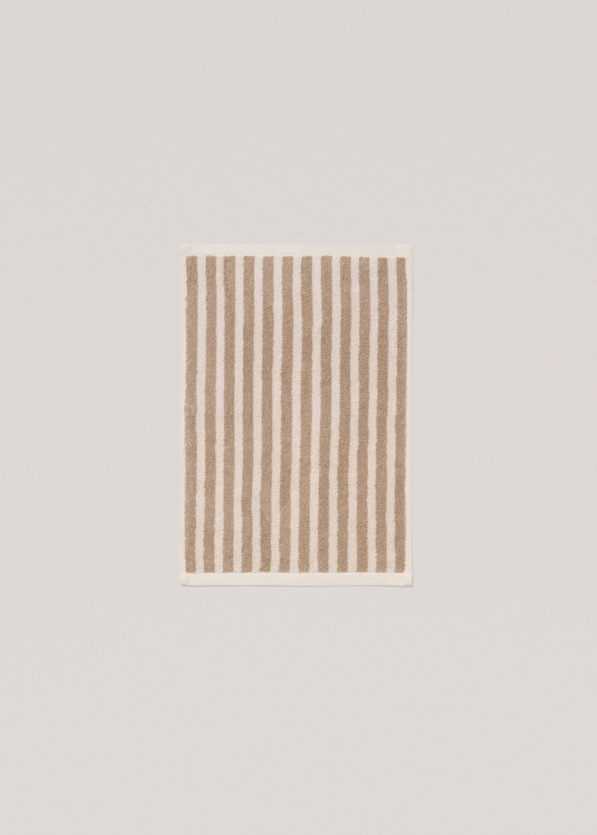 100% cotton bath towel with striped design 90x150cm - Details of the article 3